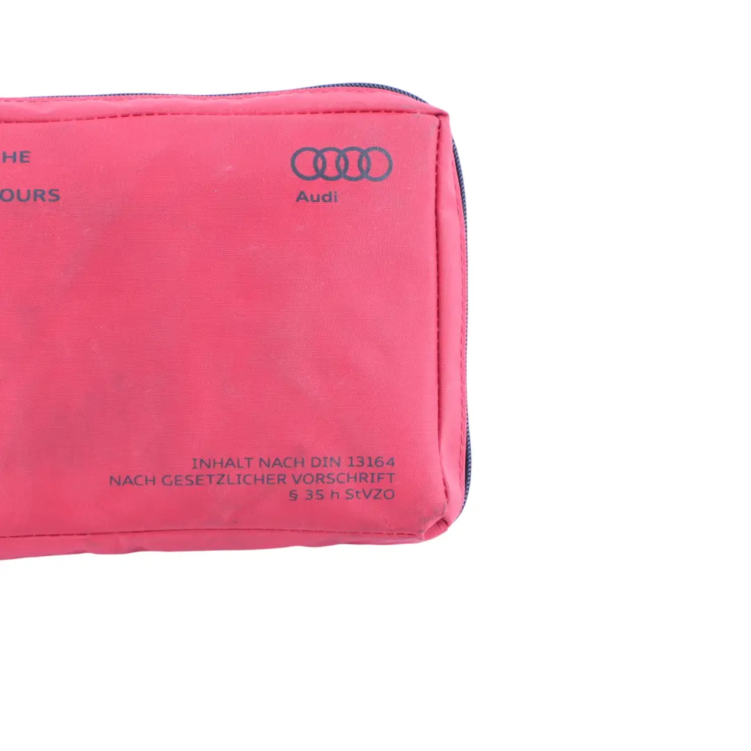 Audi RS4 B8 Universal First Aid Emergency Medical Kit Red Pouch 8P0860282G