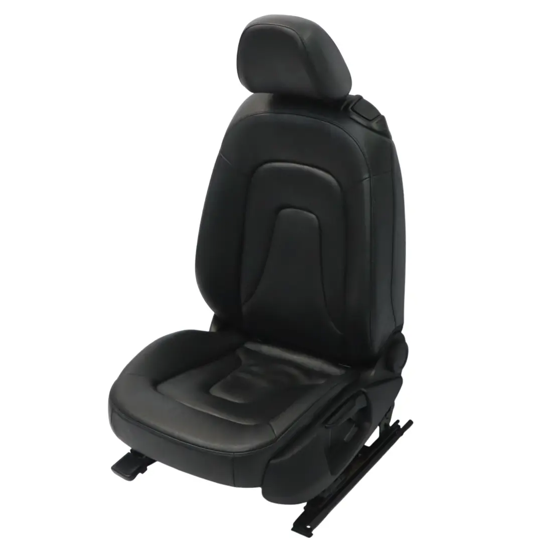 Audi A5 8T Coupe Asiento Delantero Izquierdo Calefaccionado Cuero Soul Negro