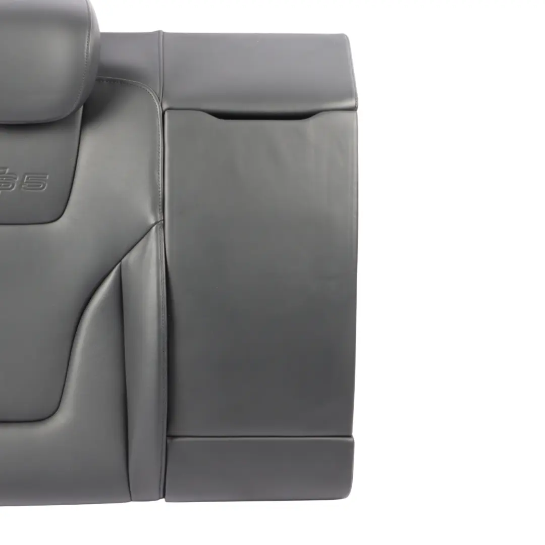 Audi S5 8T Seat Backrest Rear Right O/S Back Cover Leather Soul Black