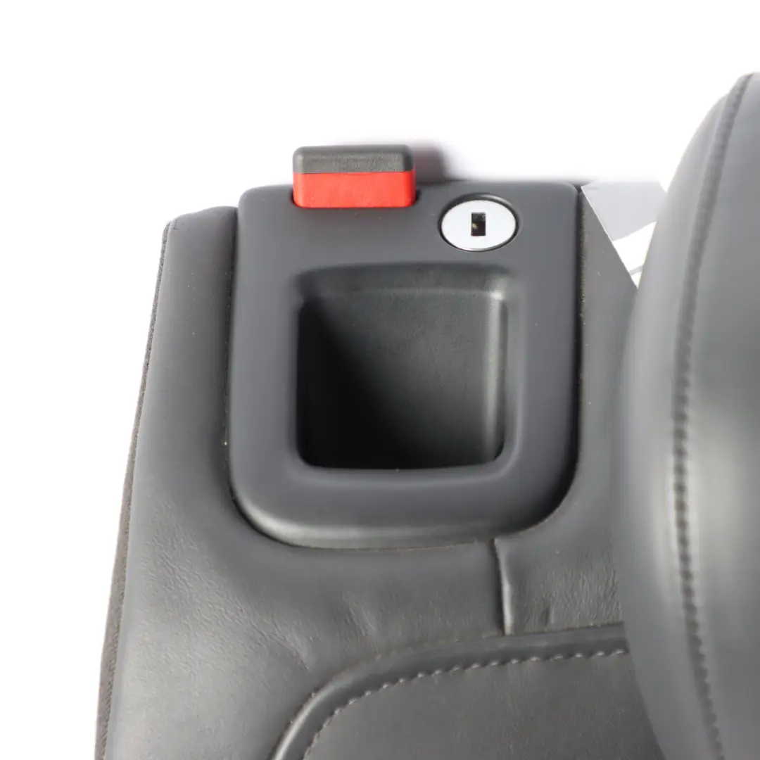 Audi S5 8T Seat Backrest Rear Right O/S Back Cover Leather Soul Black