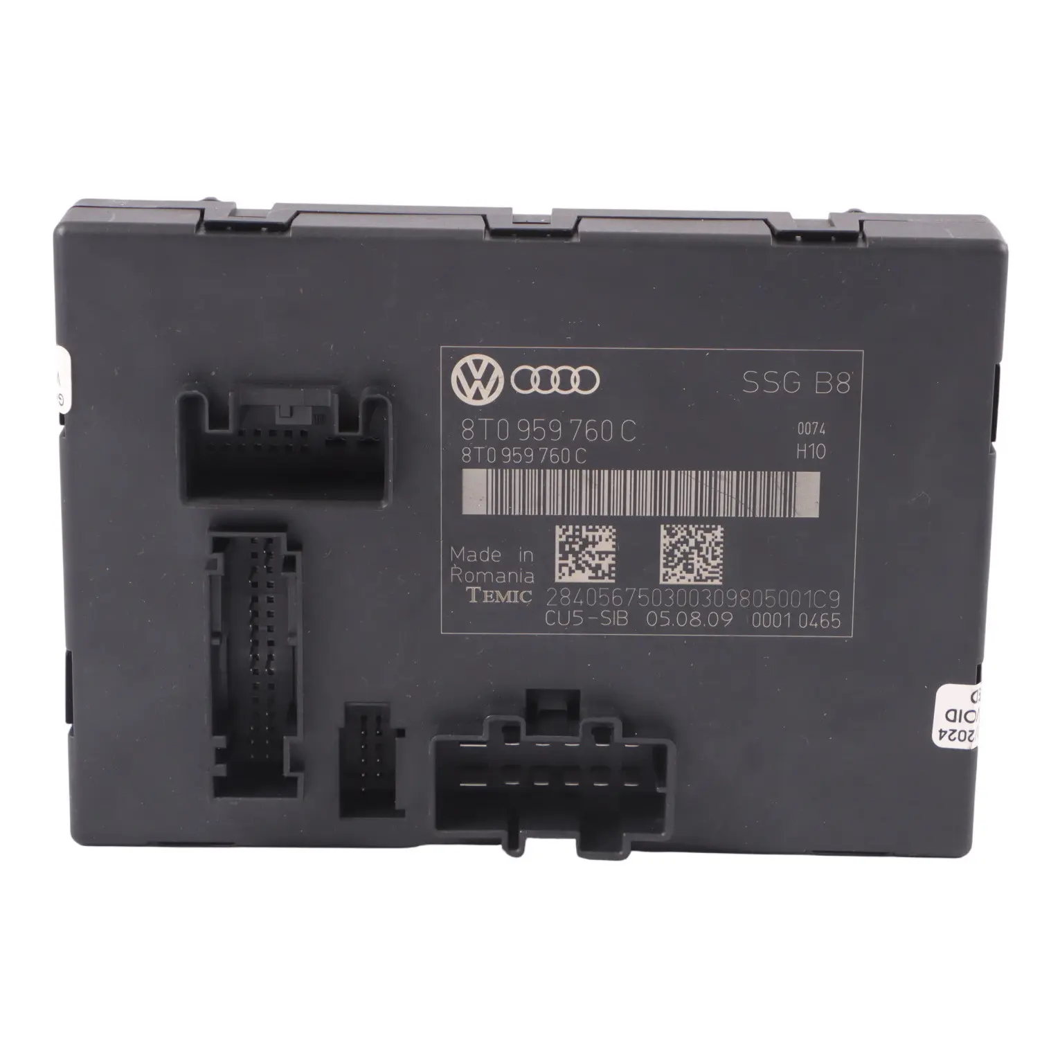 Audi A5 8T Front Seat Control Module Unit Left Right N/O/S 8T0959760C