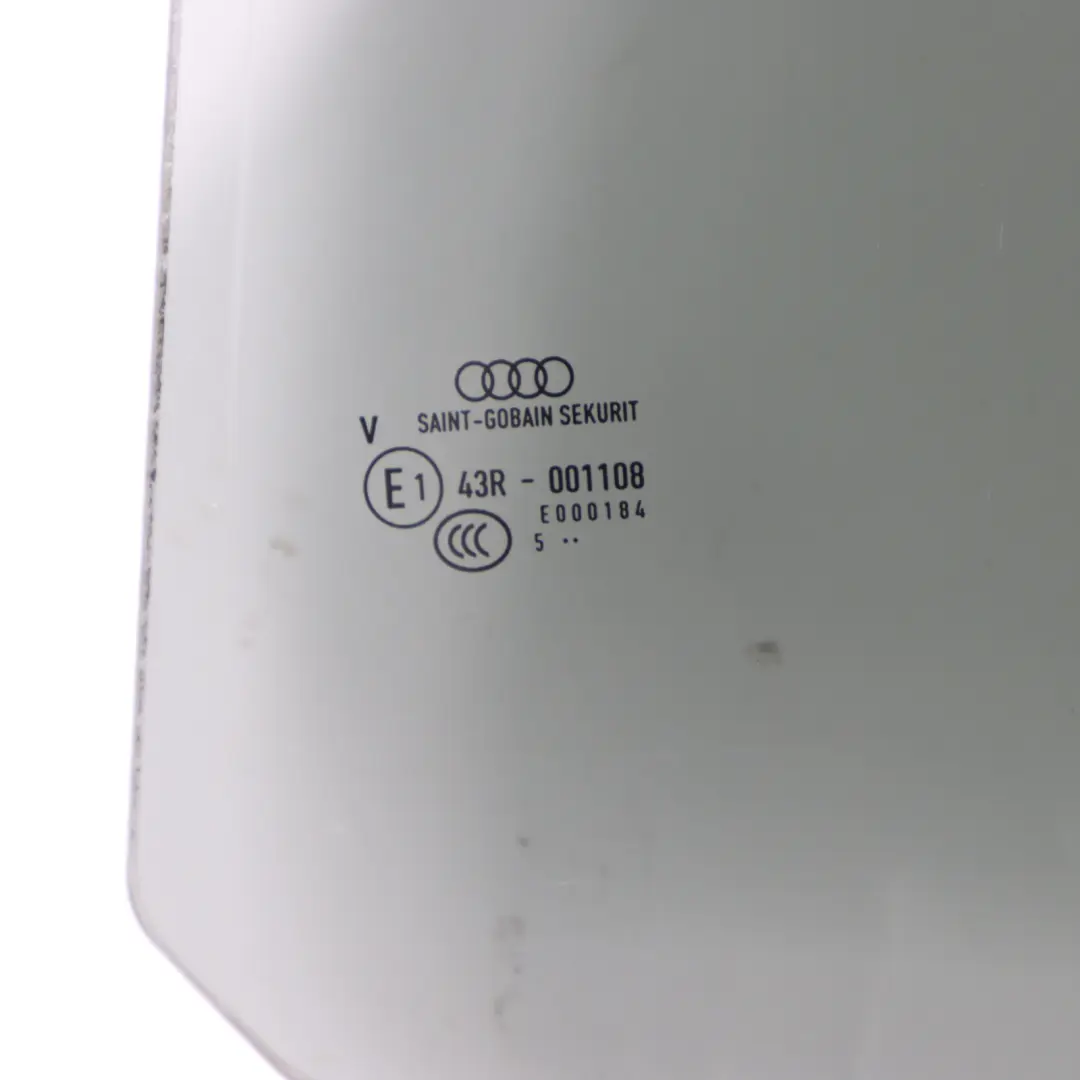 Audi RS3 8V Drzwi Boczne Szyba Przyciemniana Lewy Tył 8V4845205A