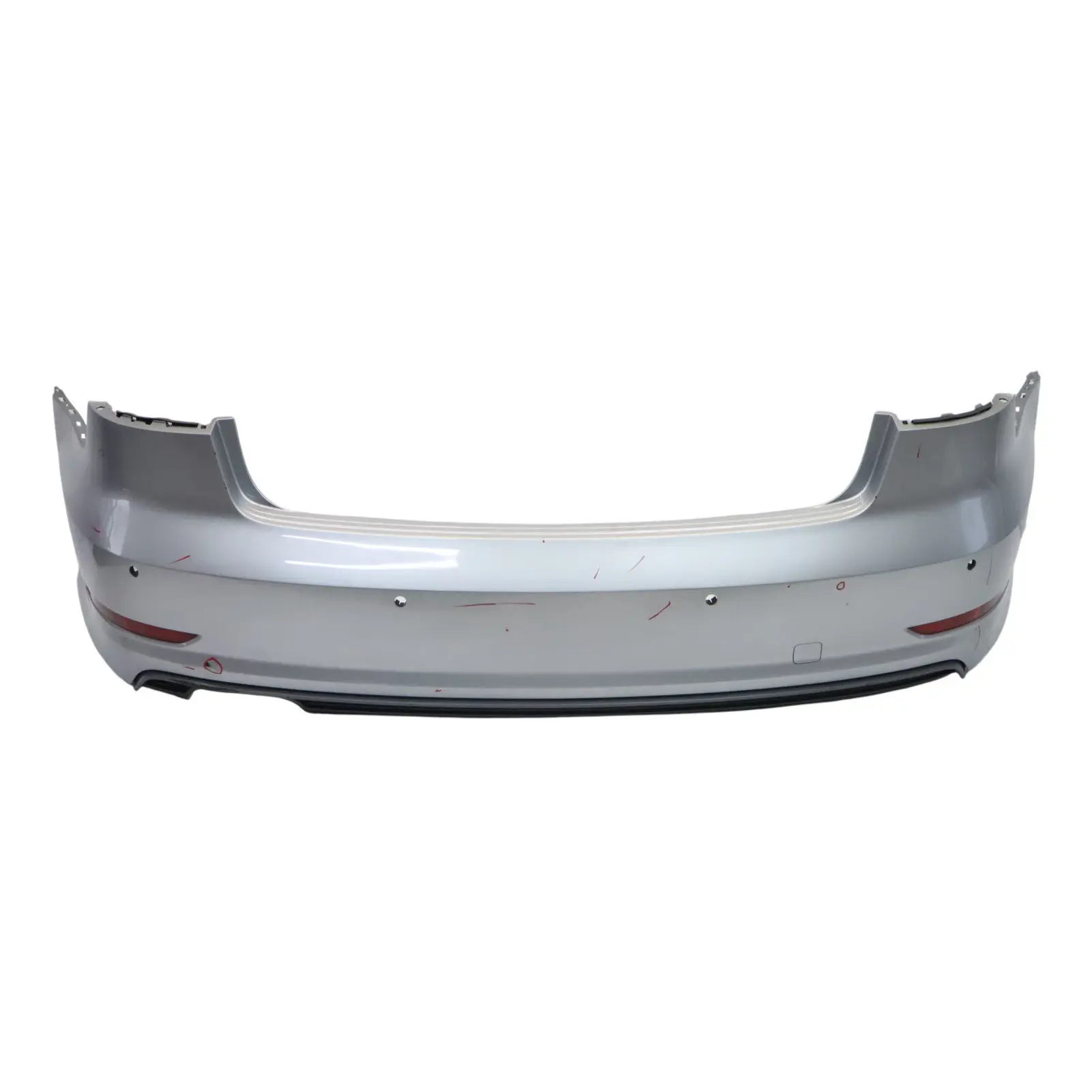 Audi A3 8V Rear Bumper Trim Panel Covering Foil Silver Metallic - Z7G