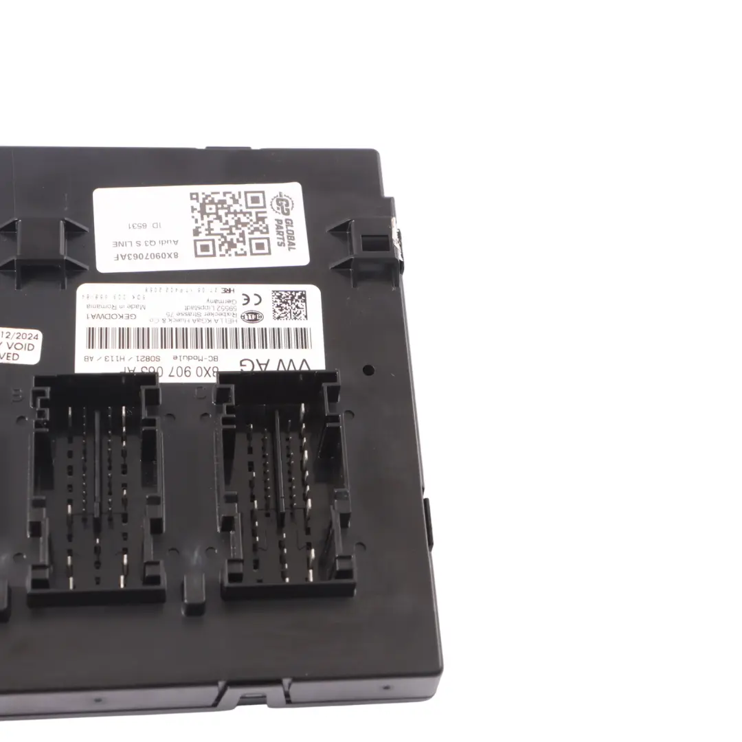 Audi Q3 S Line BCM Unidad del módulo de control de la carrocería ECU 8X0907063AF