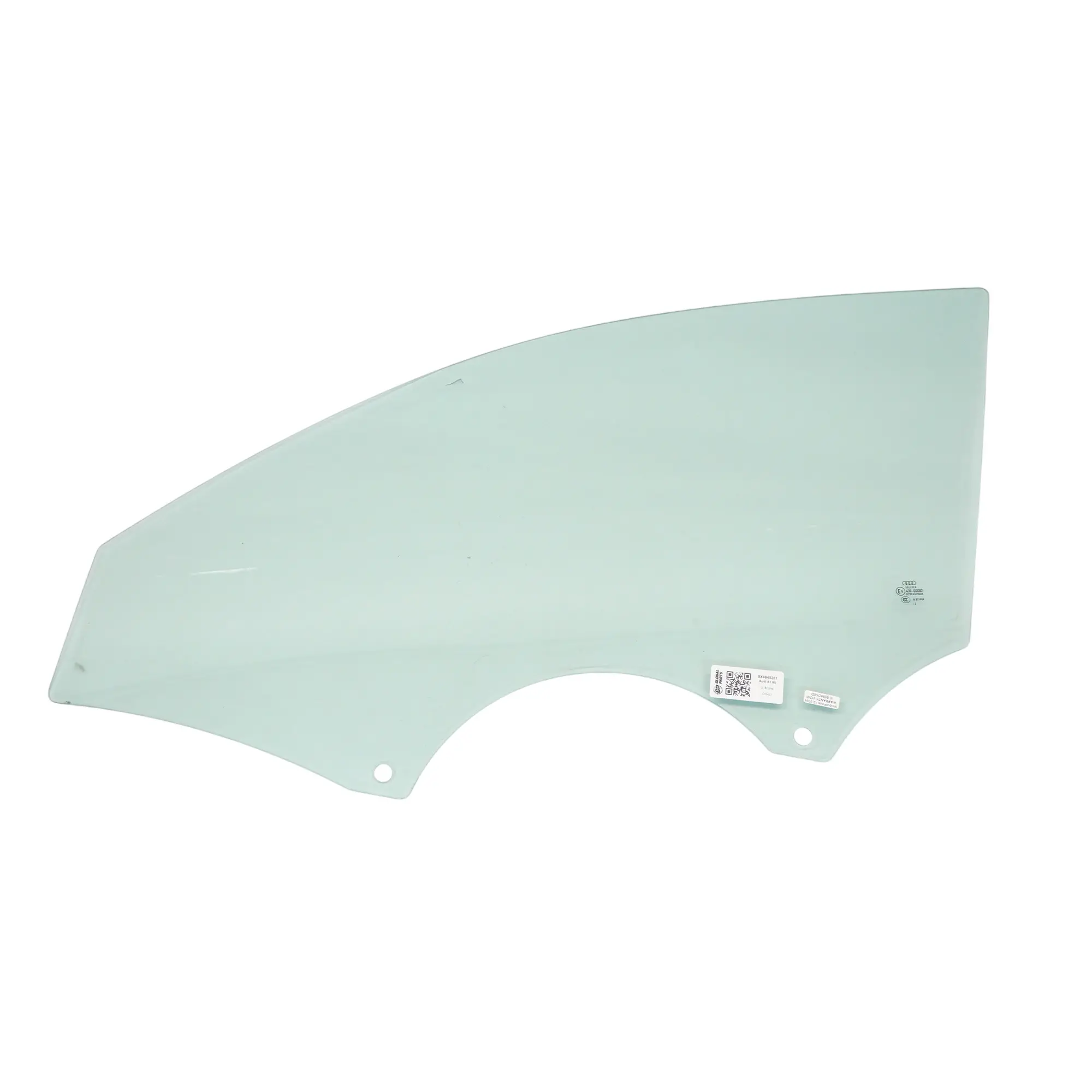 Audi A1 8X Door Window Glass Front Left N/S AS2 Green 8X4845201