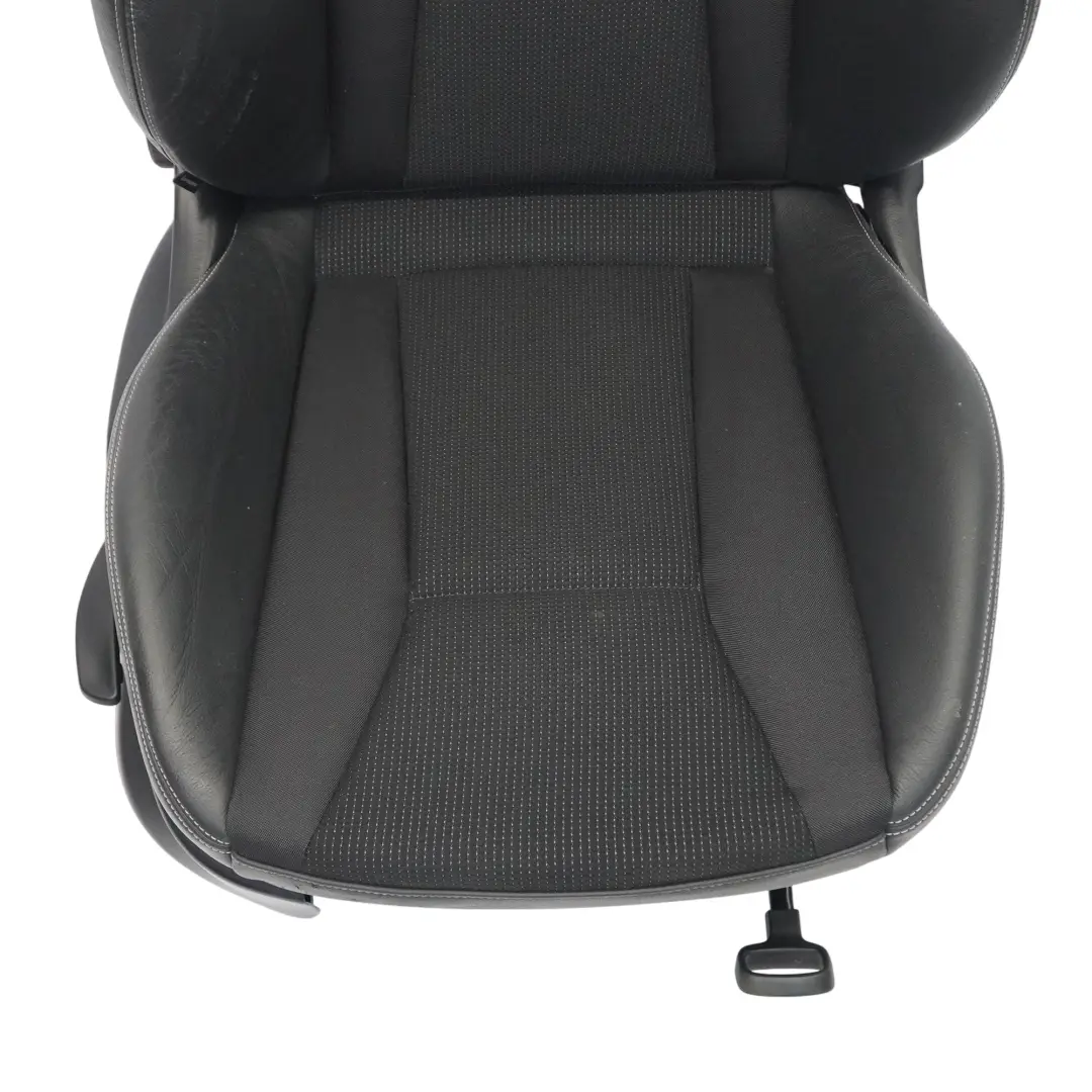 Audi A1 8X S-Line Delantero Derecho Asiento Deportivo Medio Cuero Negro 5 Puerta