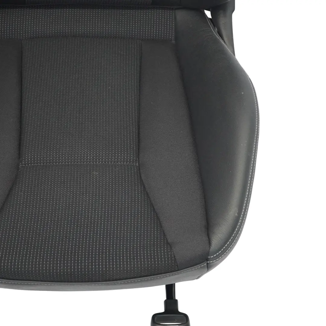 Audi A1 8X S-Line Delantero Derecho Asiento Deportivo Medio Cuero Negro 5 Puerta