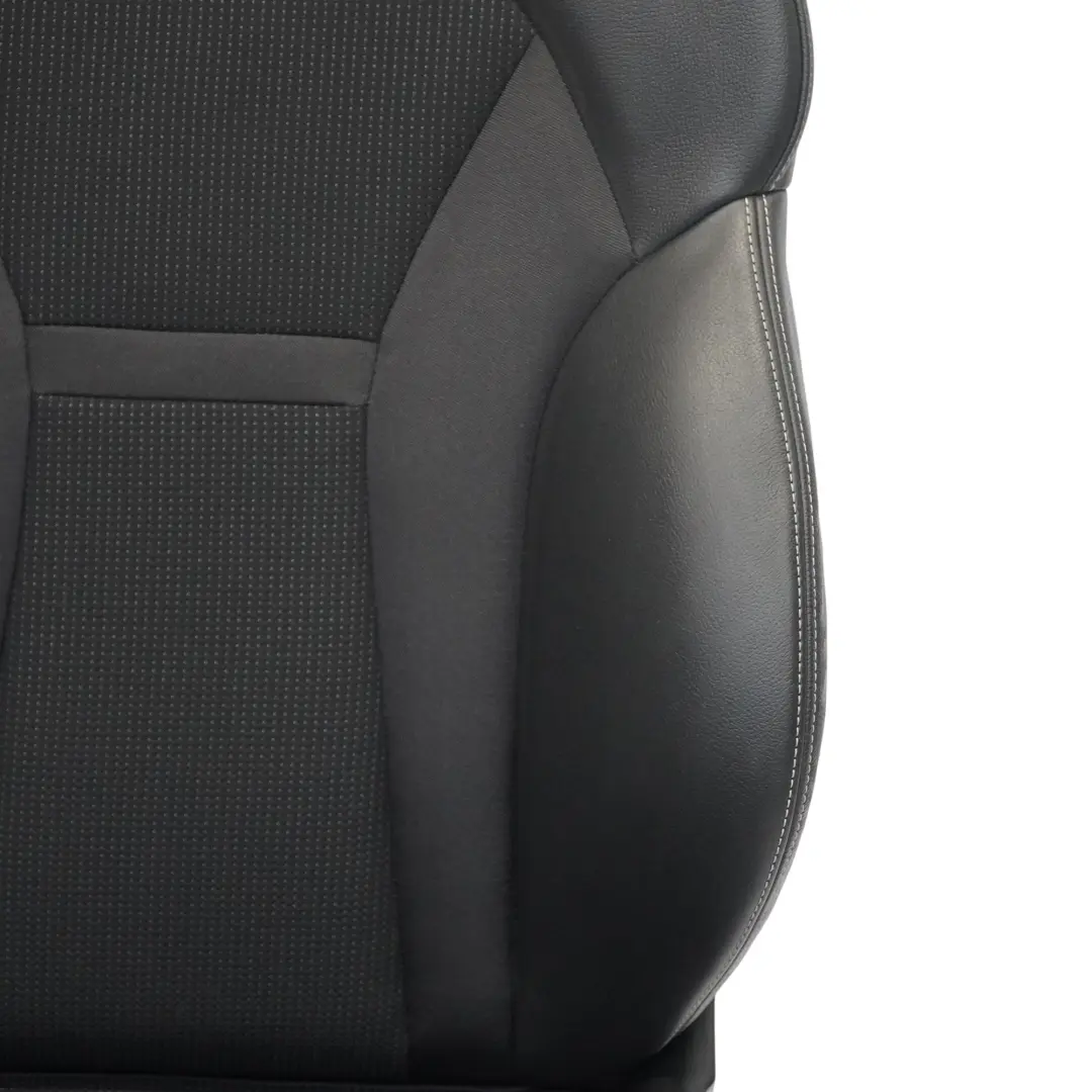 Audi A1 8X S-Line Delantero Derecho Asiento Deportivo Medio Cuero Negro 5 Puerta