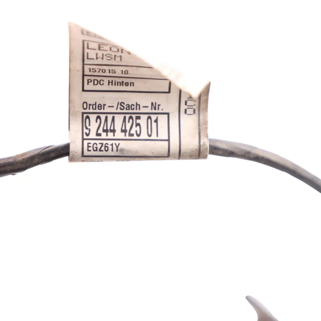 BMW E70 Cable arnés cableado sensor estacionamiento PDC parachoques 9244425