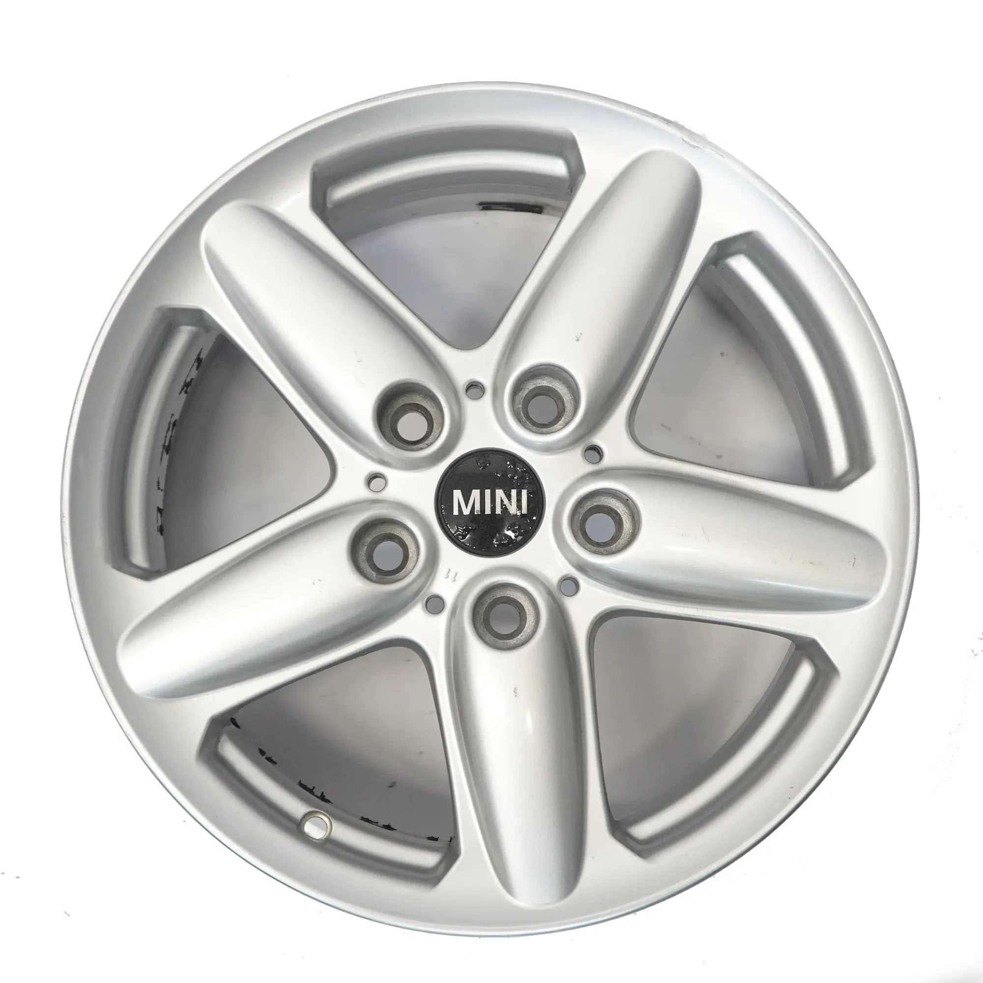 Mini Cooper R60 R61 Llanta De aleacion De plata 16" 6,5J 5-Star Single Spoke 124