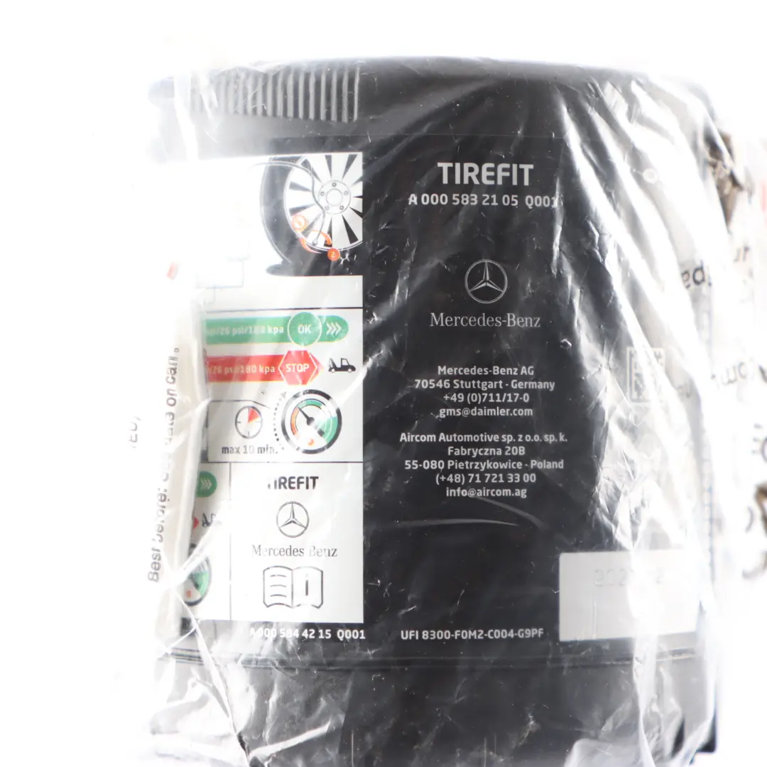 Mercedes W177 Tyre Sealant Sealer Tirefit Container Inflation A0005844215