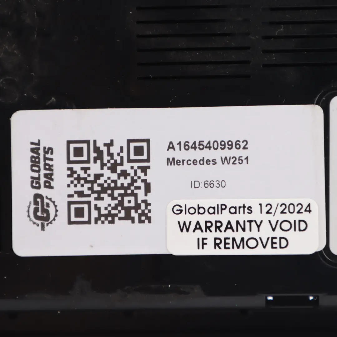 SAM Module Mercedes W164 W251 X164 Control Unit Fuse Relay Box Rear A1645409962