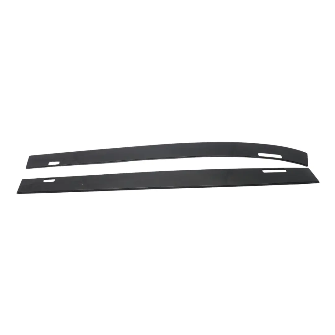 Mercedes W166 GLE 250 Roof Bar Trim Strip Set Left Right N/O/S High Gloss Black