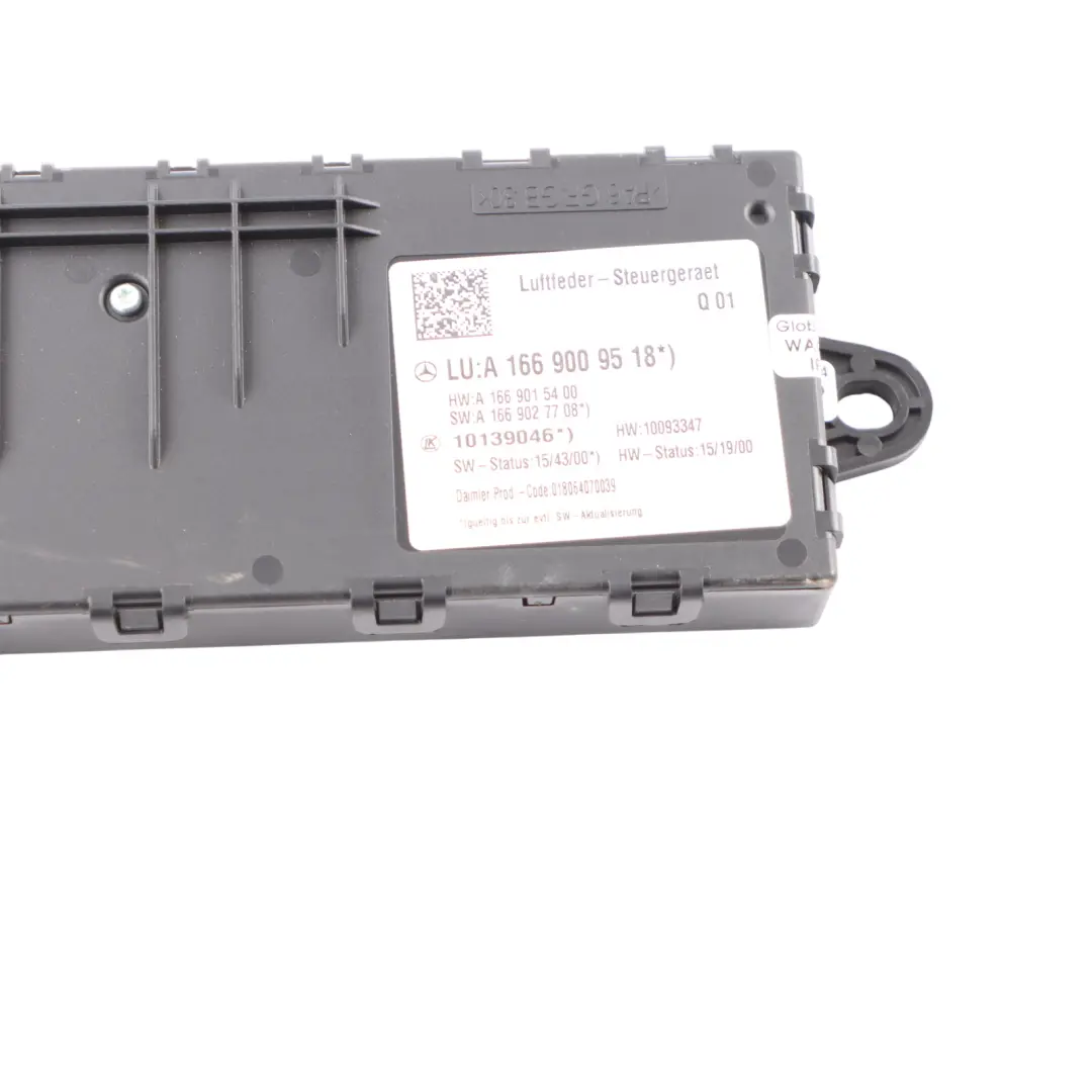 Mercedes ML W166 Pneumatic Air Supsension Module Control Unit A1669009518