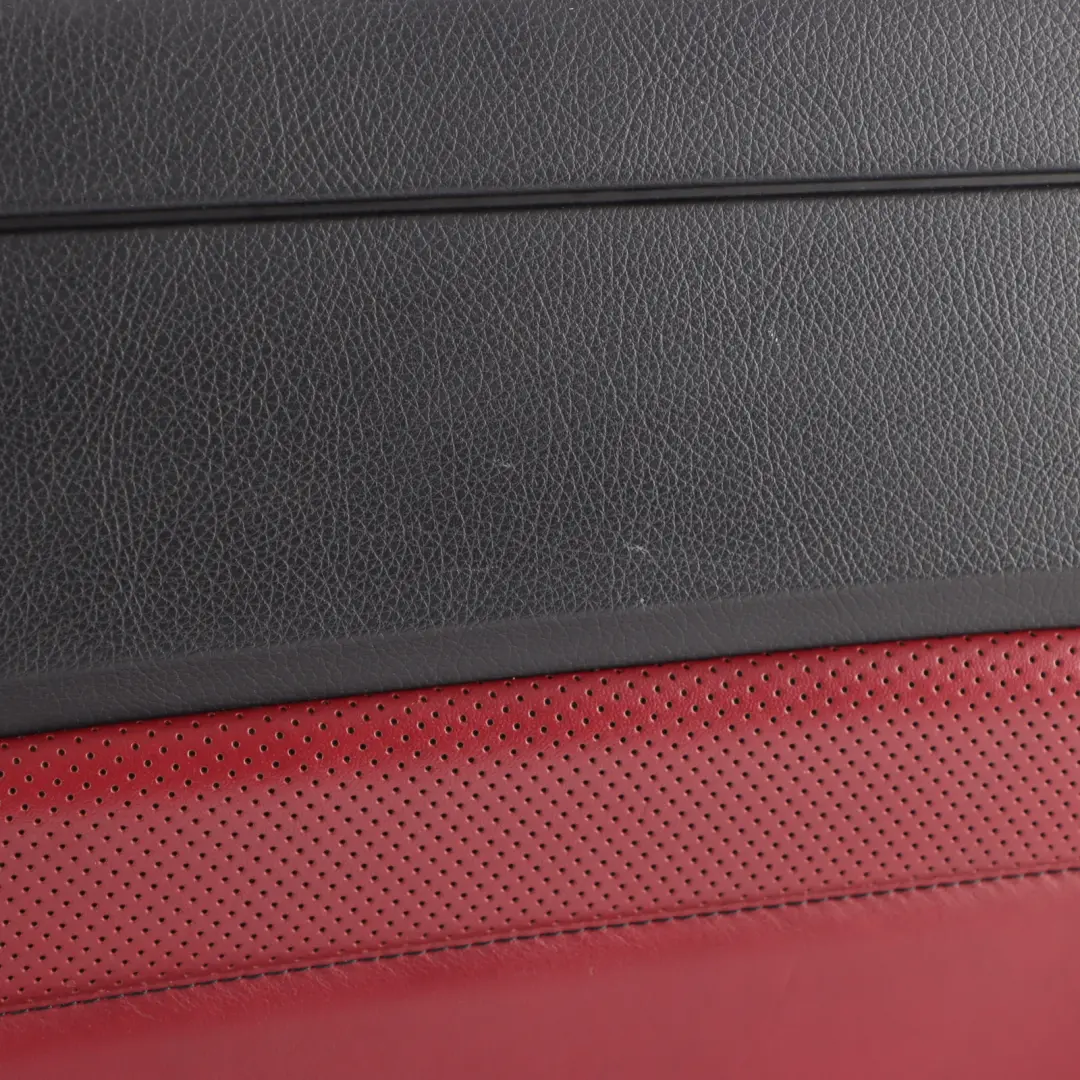 Mercedes SLK R172 Roadster Door Front Right O/S Card Panel Trim Black Bengal Red