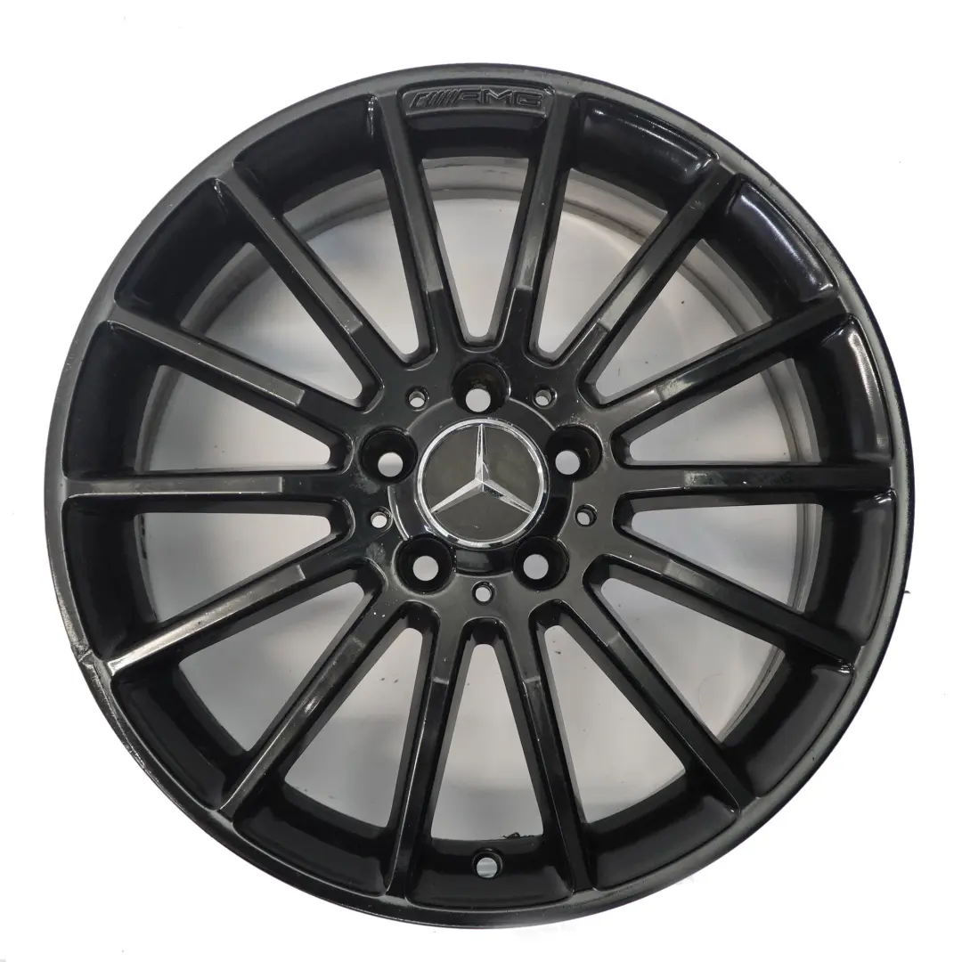 Mercedes W176 W246 AMG Llanta de aleación negra 18" ET:52 7.5J A1764010200