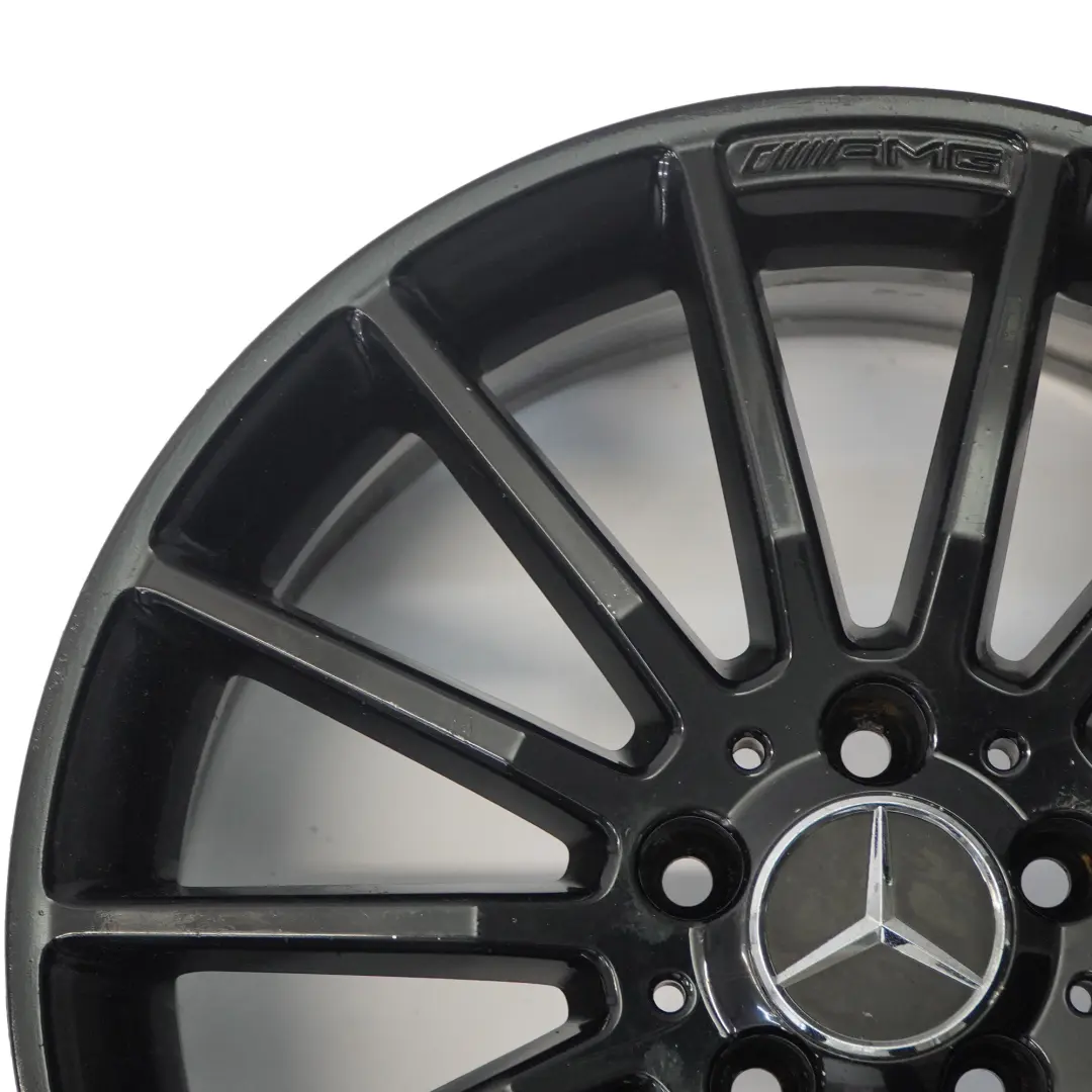 Mercedes W176 W246 AMG Llanta de aleación negra 18" ET:52 7.5J A1764010200