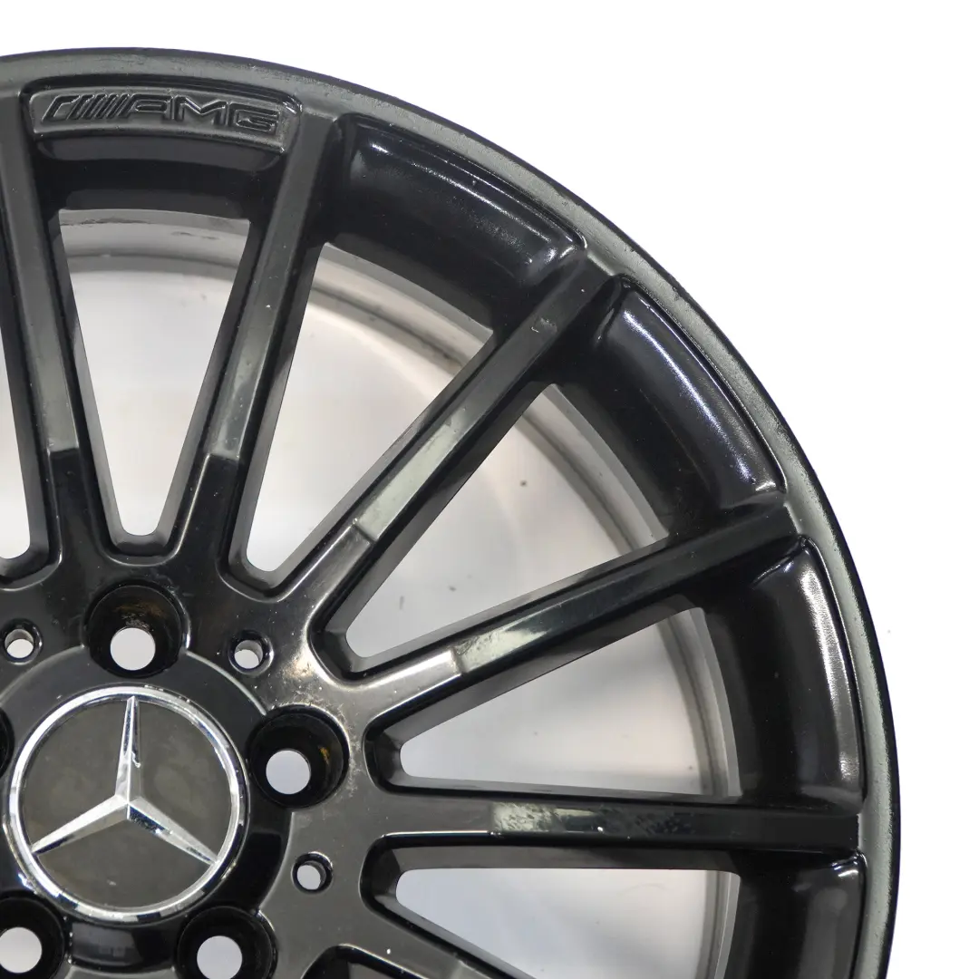 Mercedes W176 W246 AMG Llanta de aleación negra 18" ET:52 7.5J A1764010200