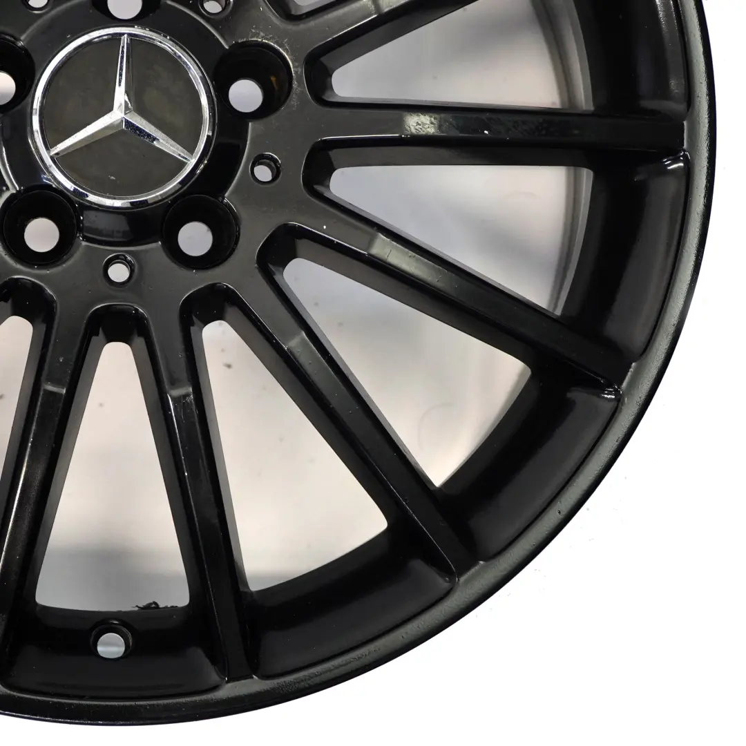 Mercedes W176 W246 AMG Llanta de aleación negra 18" ET:52 7.5J A1764010200