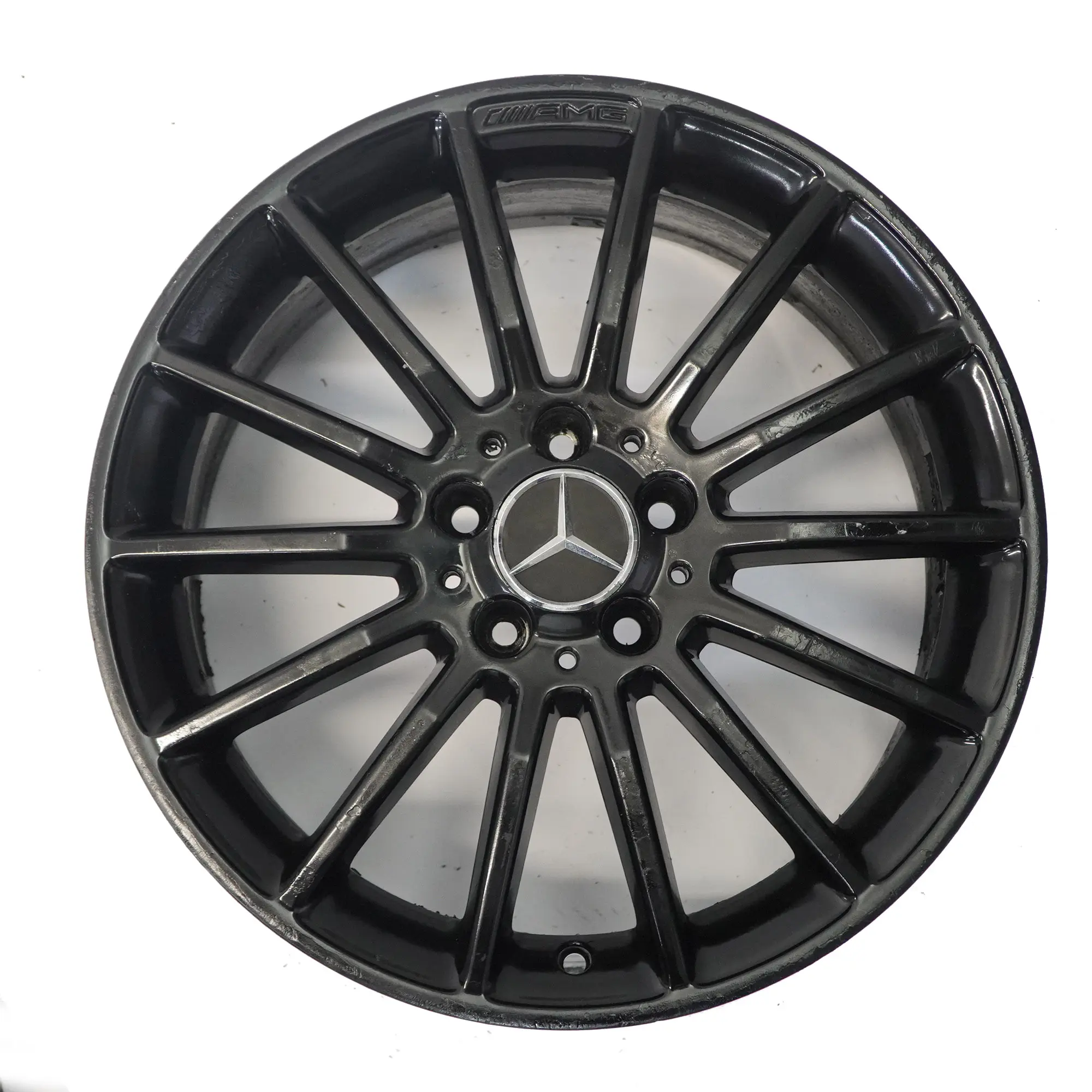 Mercedes W176 W246 AMG Llanta de aleación negra 18" ET:52 7.5J A1764010200