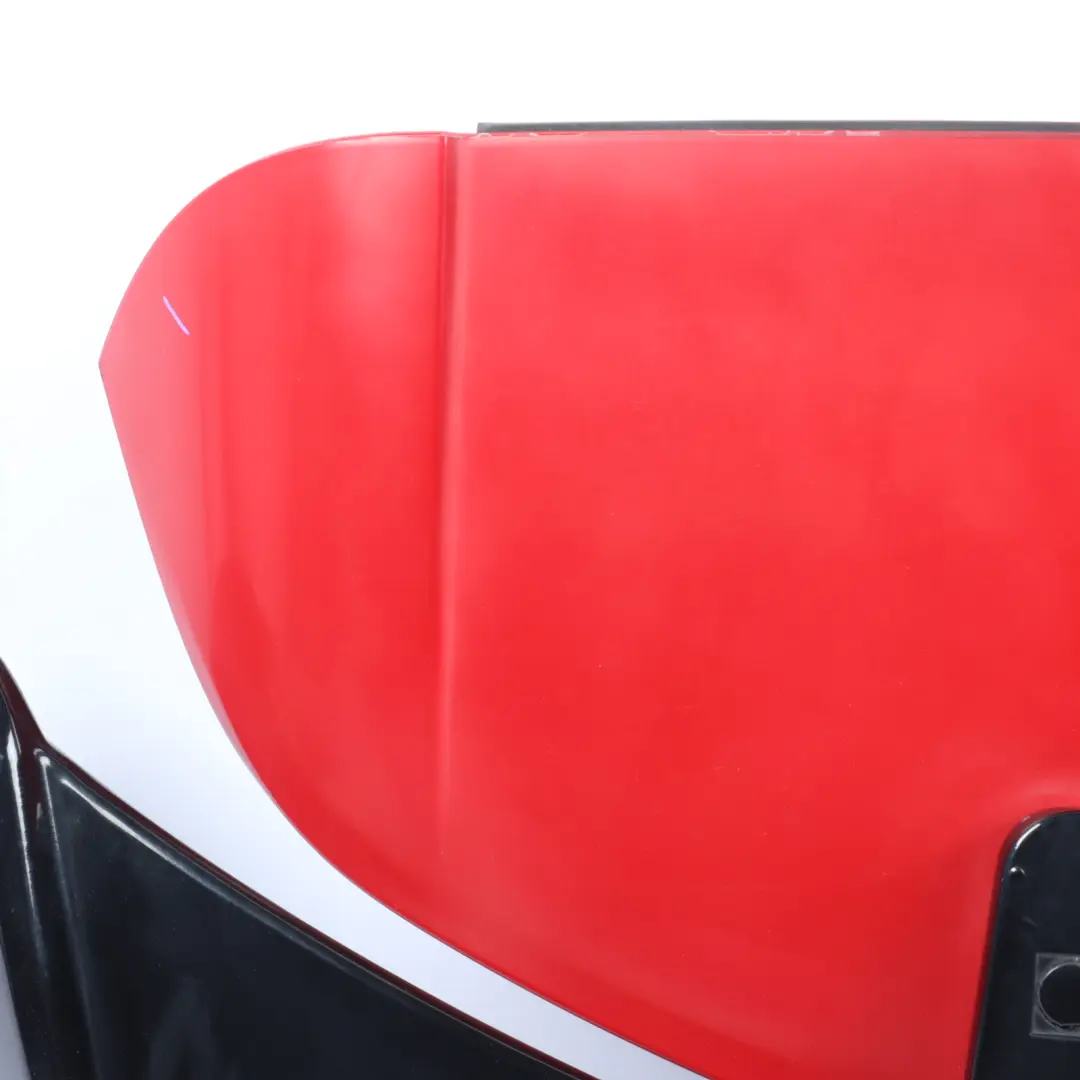 Mercedes W176 Boot Tailgate Spoiler Trim Panel Cover Jupiter Red - 589 Black