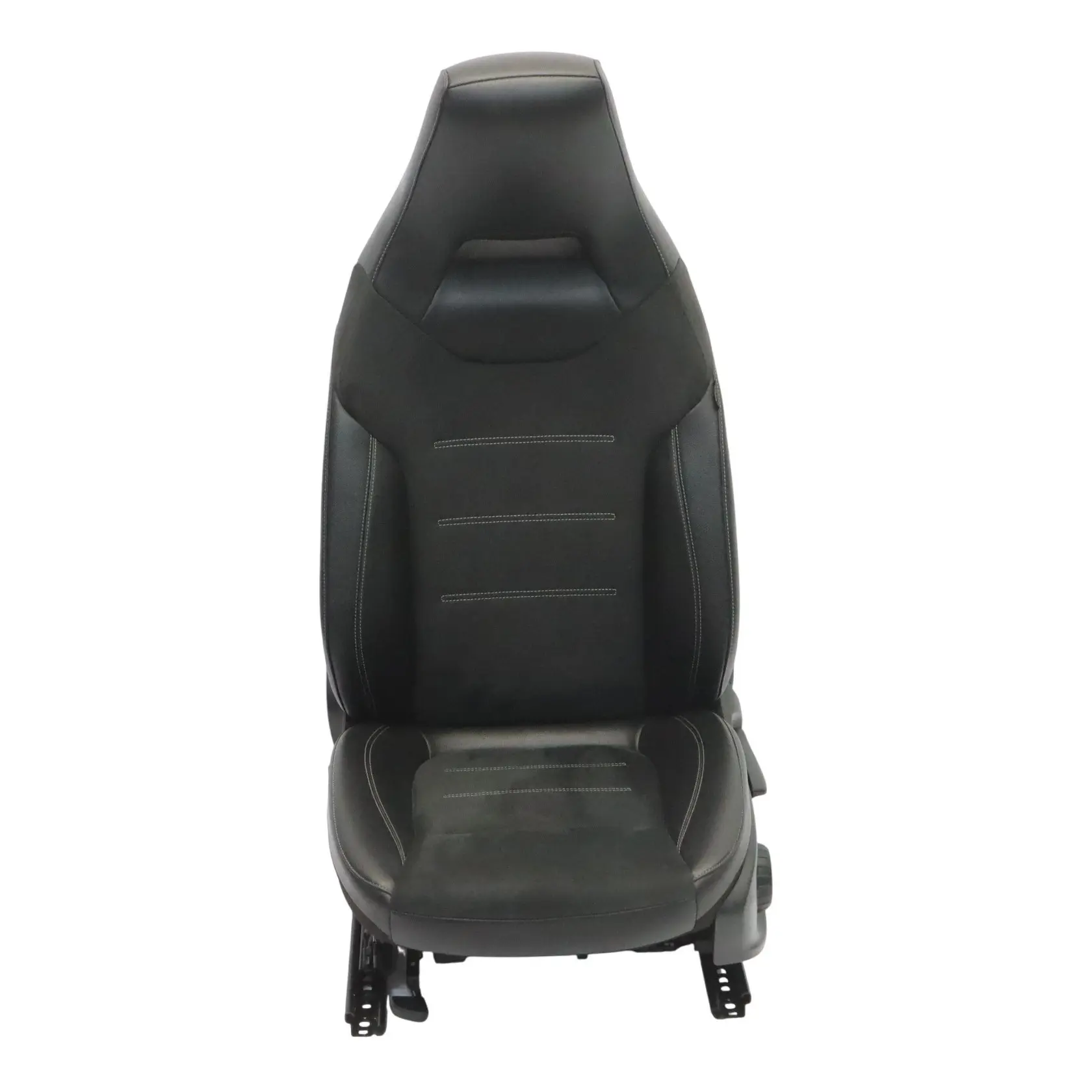 Asiento Delantero Mercedes C118 W177 Izquierdo Tela Imitación Cuero Negro