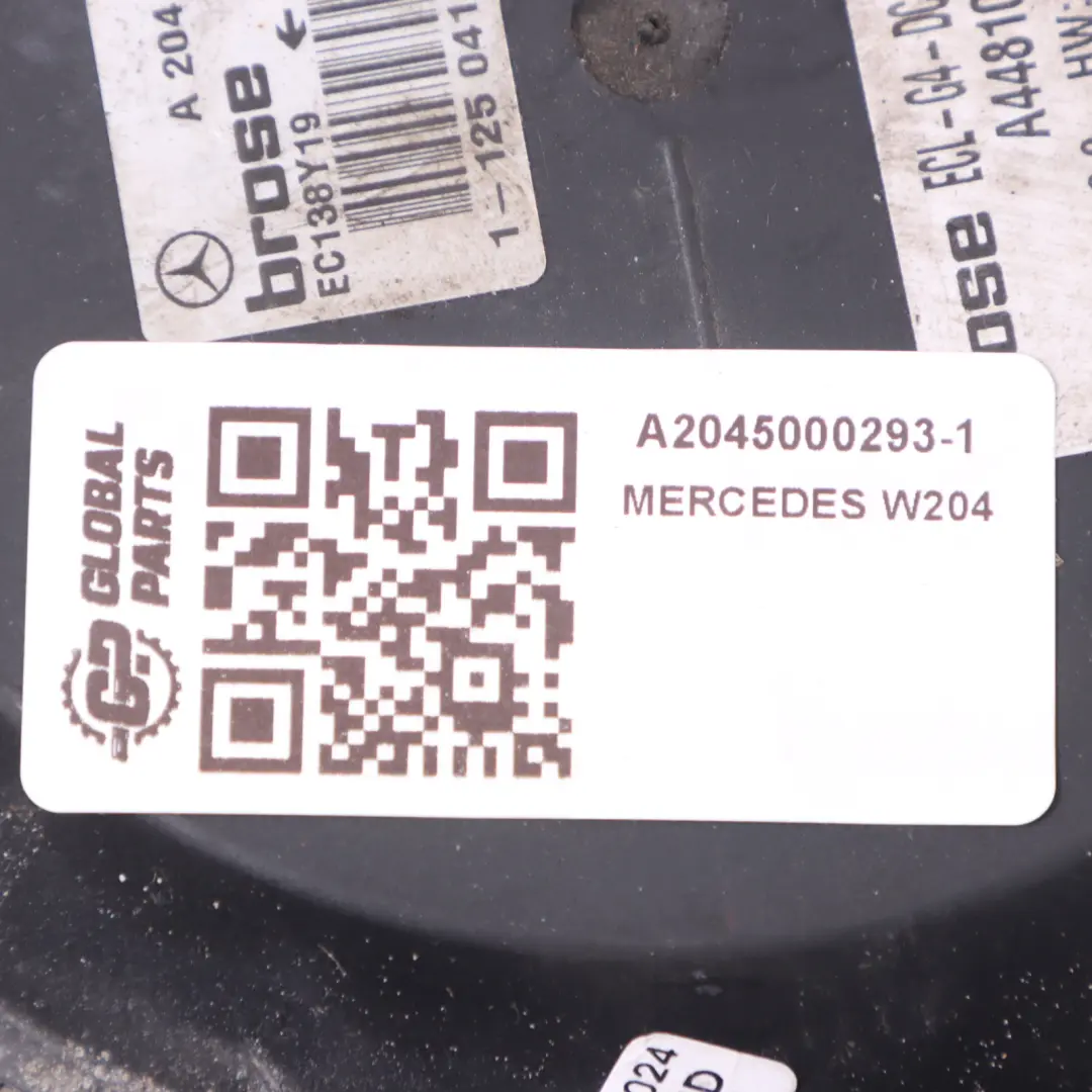 Mercedes W204 W212 Ventilador Radiador Refrigeración Motor Cubierta A2045400788