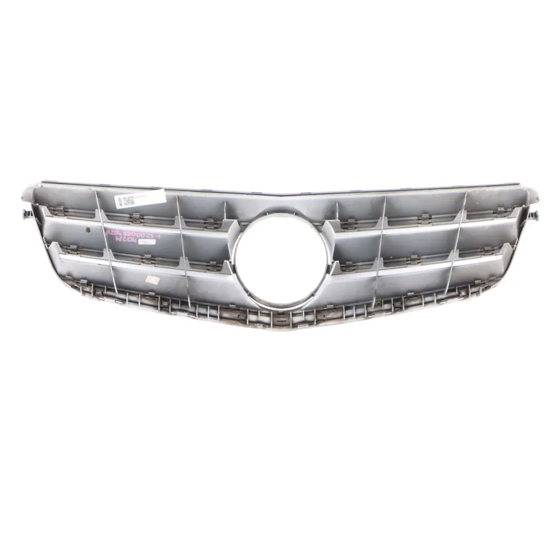 Mercedes W204 Hood Bonnet Grille Front Radiator Beam Trim Panel Silver Chrome