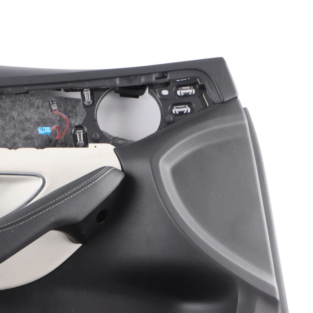 Mercedes W205 Front Door Card Left N/S Trim Panel Covering Leather Black