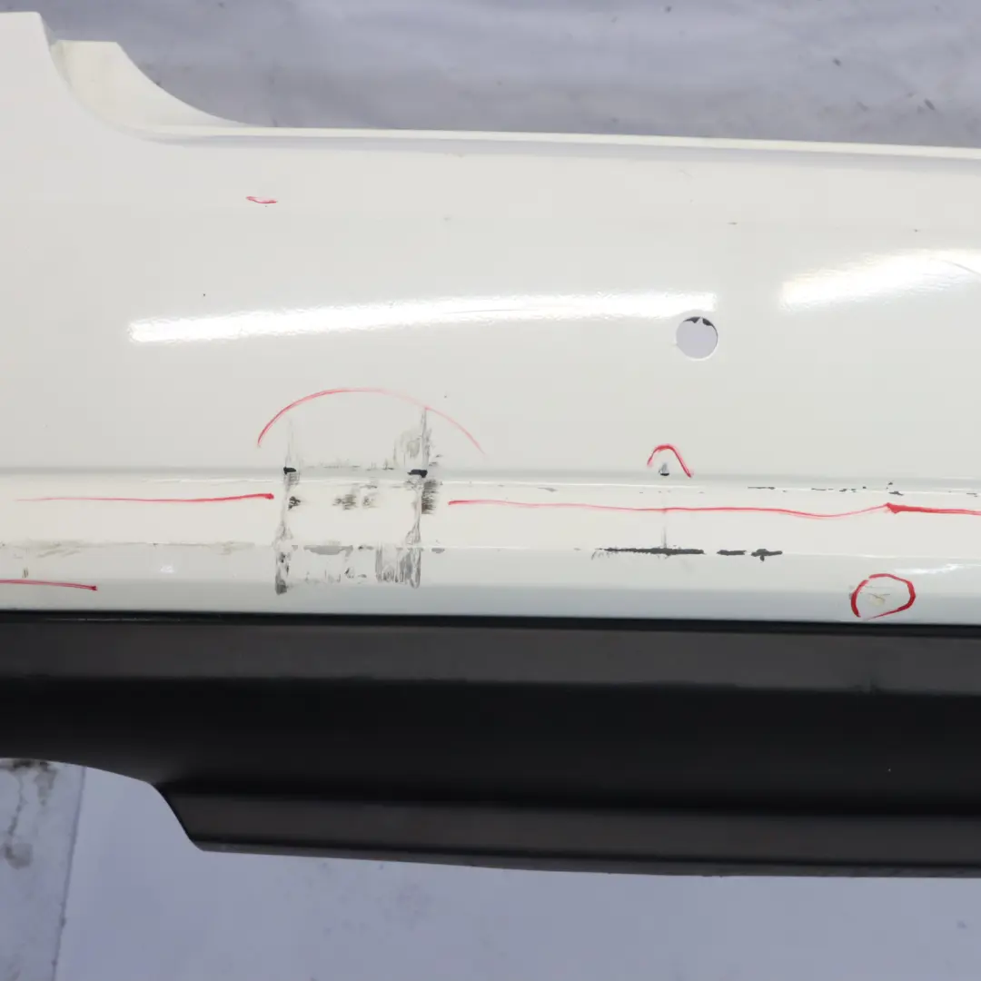 Mercedes W207 Rear Bumper Trim Panel Covering Sport Diamond White - 799