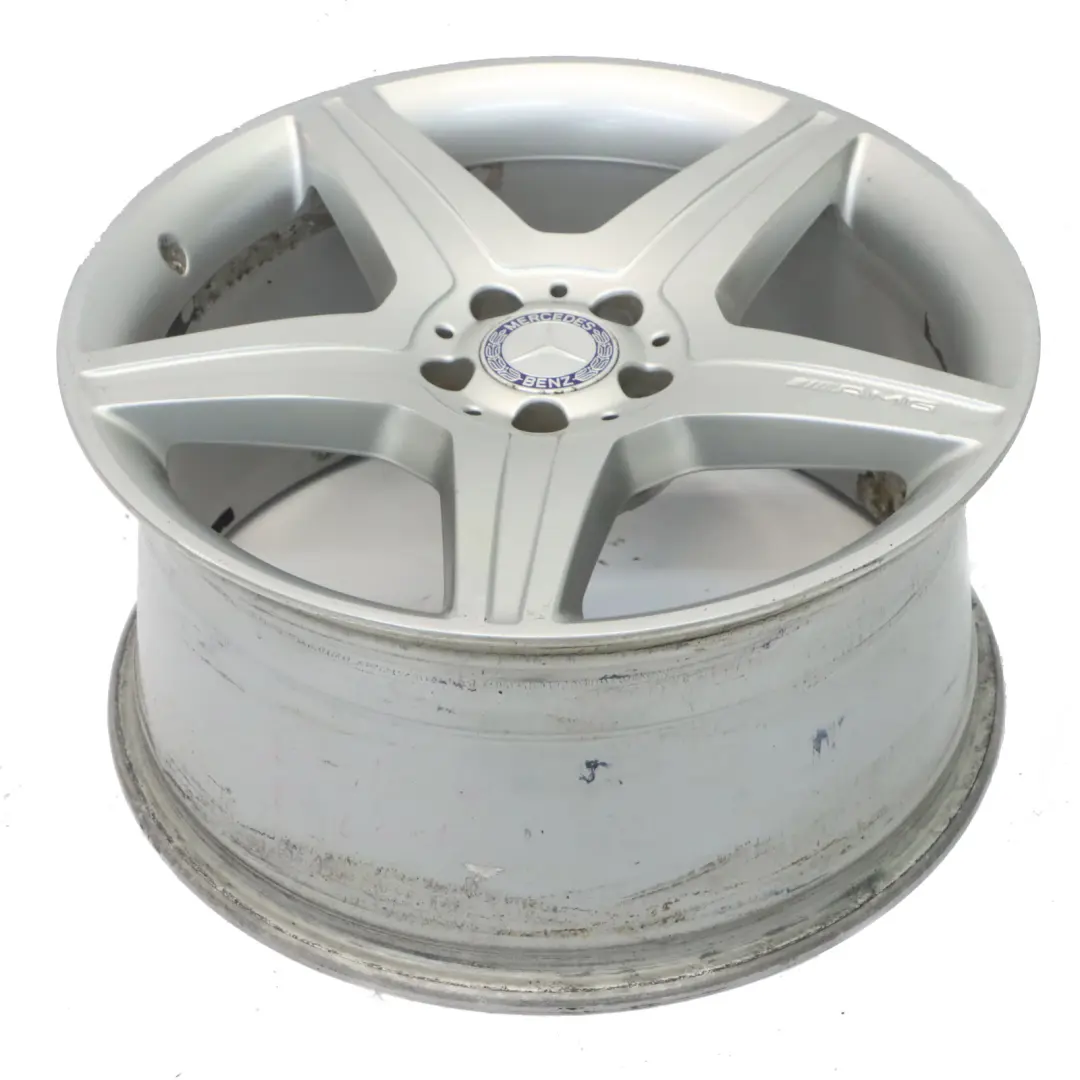 Mercedes W221 AMG Tylna Srebrna Felga Aluminiowa 19" 9.5J ET:43 A2214016102