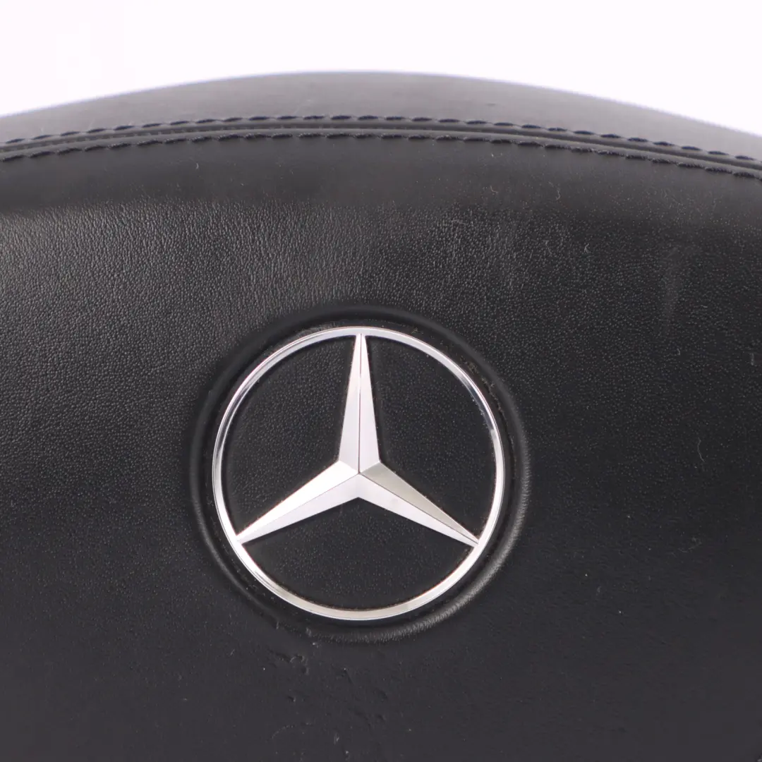 Mercedes C216 W221 Poduszka Kierownicy Airbag Multifunkcja Skóra Czarna