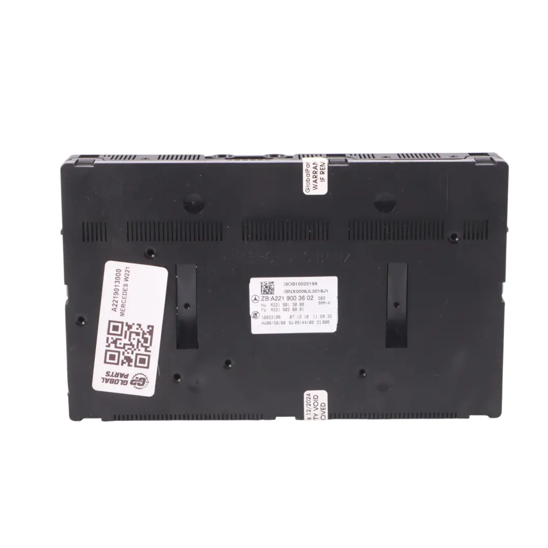 Mercedes W221 Caja de fusibles Unidad de control SAM Módulo Relé A2219013000