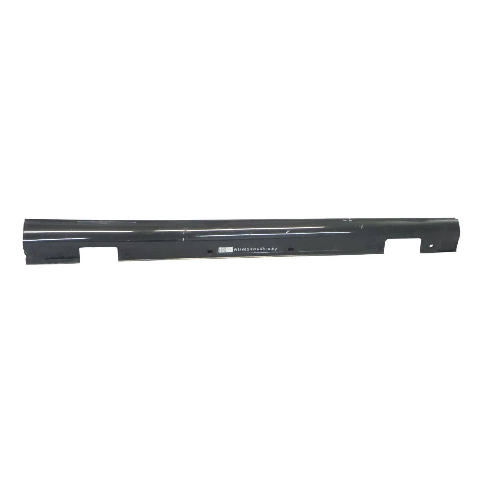 Mercedes W176 Side Skirt Right O/S Door Sill Cover W117 W246 Cosmic Black - 191