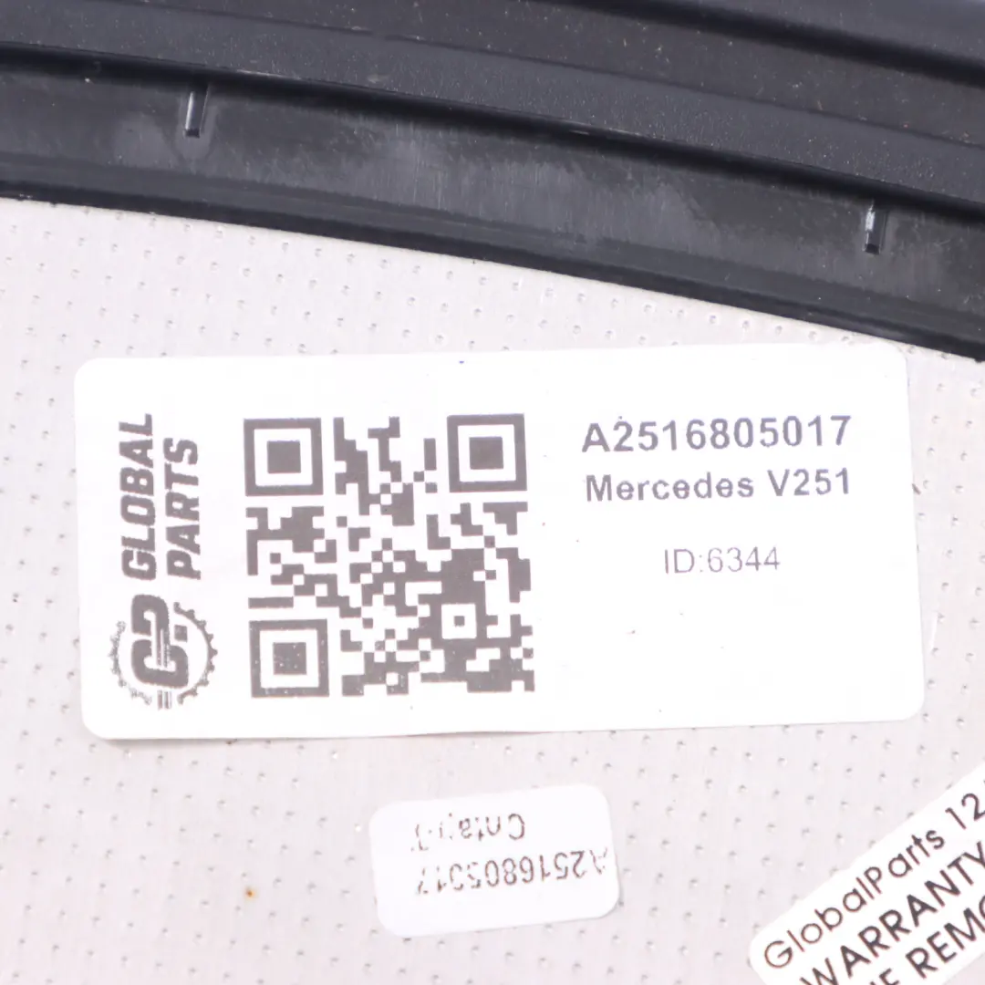 Mercedes V251 Pokrywa Zaślepka Schowka Konsoli Środkowej A2516805017