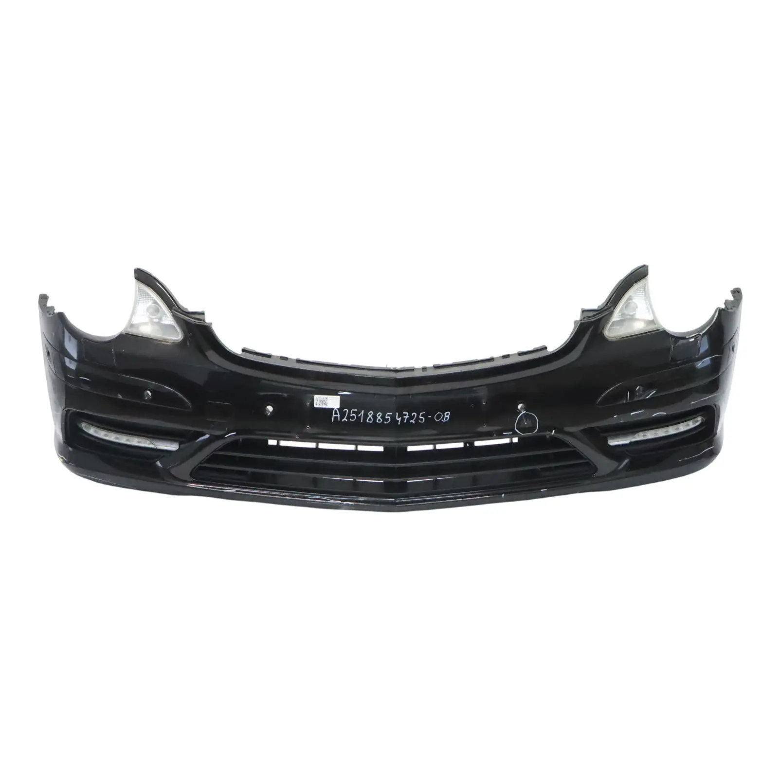 Mercedes V251 Front Bumper Trim Panel Obsidian Black Metallic - 197