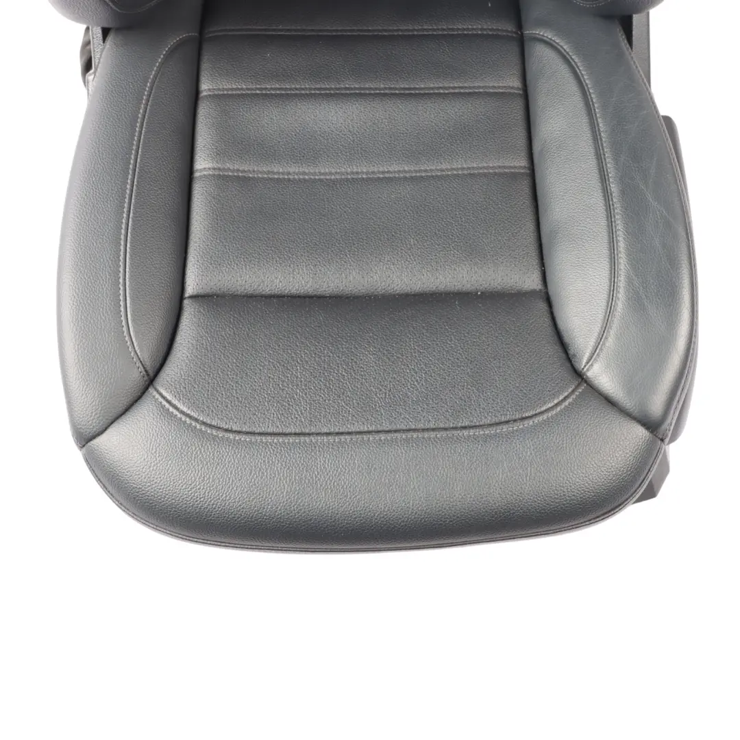 Mercedes ML W166 Sport Seat Front Left N/S Heated Memory Imitation Leather Black