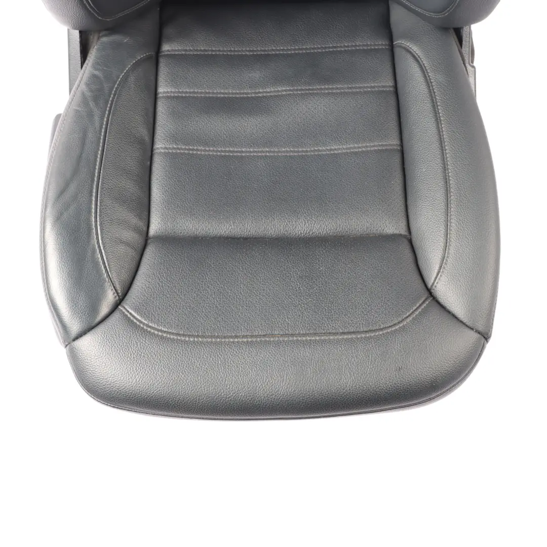 Mercedes ML W166 Sport Seat Front Right O/S Heated Imitation Leather Black