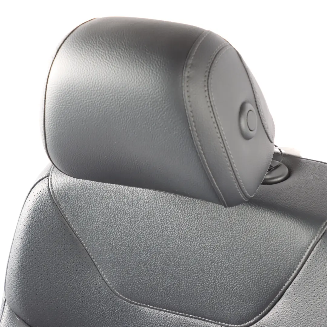 Mercedes ML W166 Sport Seat Front Right O/S Heated Imitation Leather Black