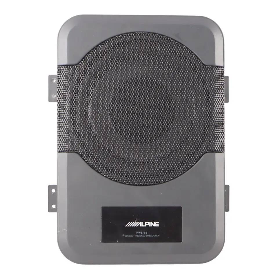 Alpine PWE-S8 Subwoofer Active Bass Audio Speaker Unit 240W