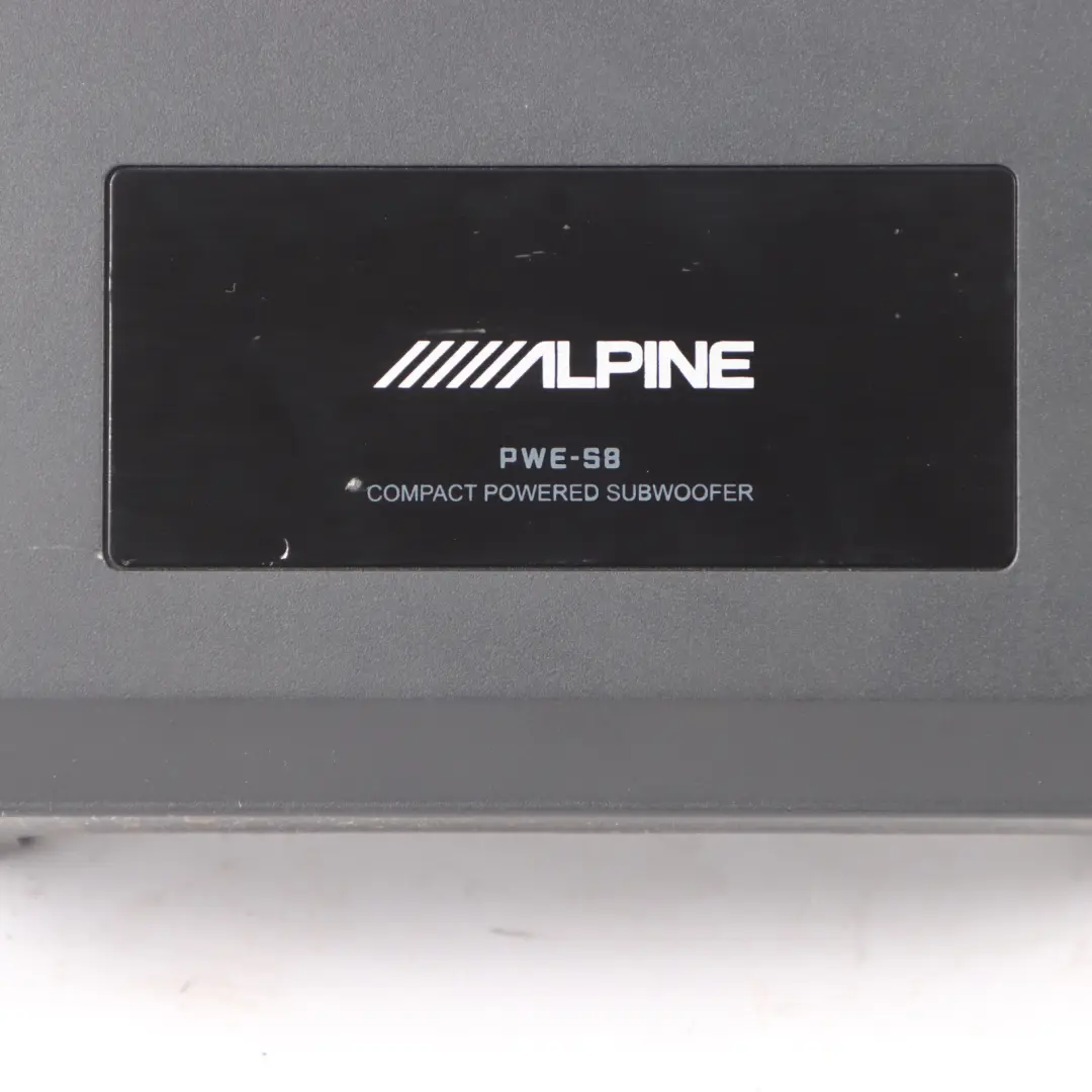 Alpine PWE-S8 Subwoofer Active Bass Audio Speaker Unit 240W