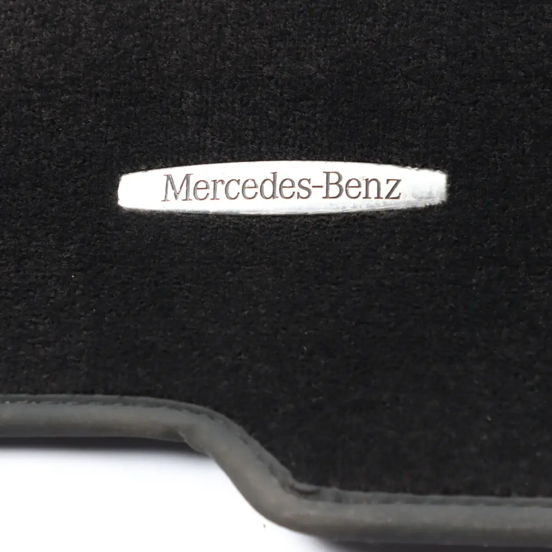 Mercedes W221 Interior Carpet Floor Mats Black Front Rear Set A2056802601