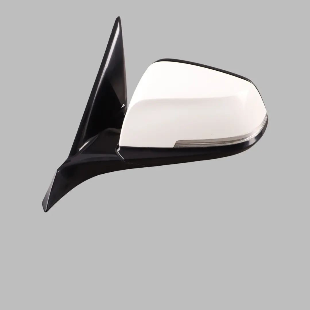 BMW F20 Wing Mirror Complete Left N/S Heated High Gloss Alpine White - 300