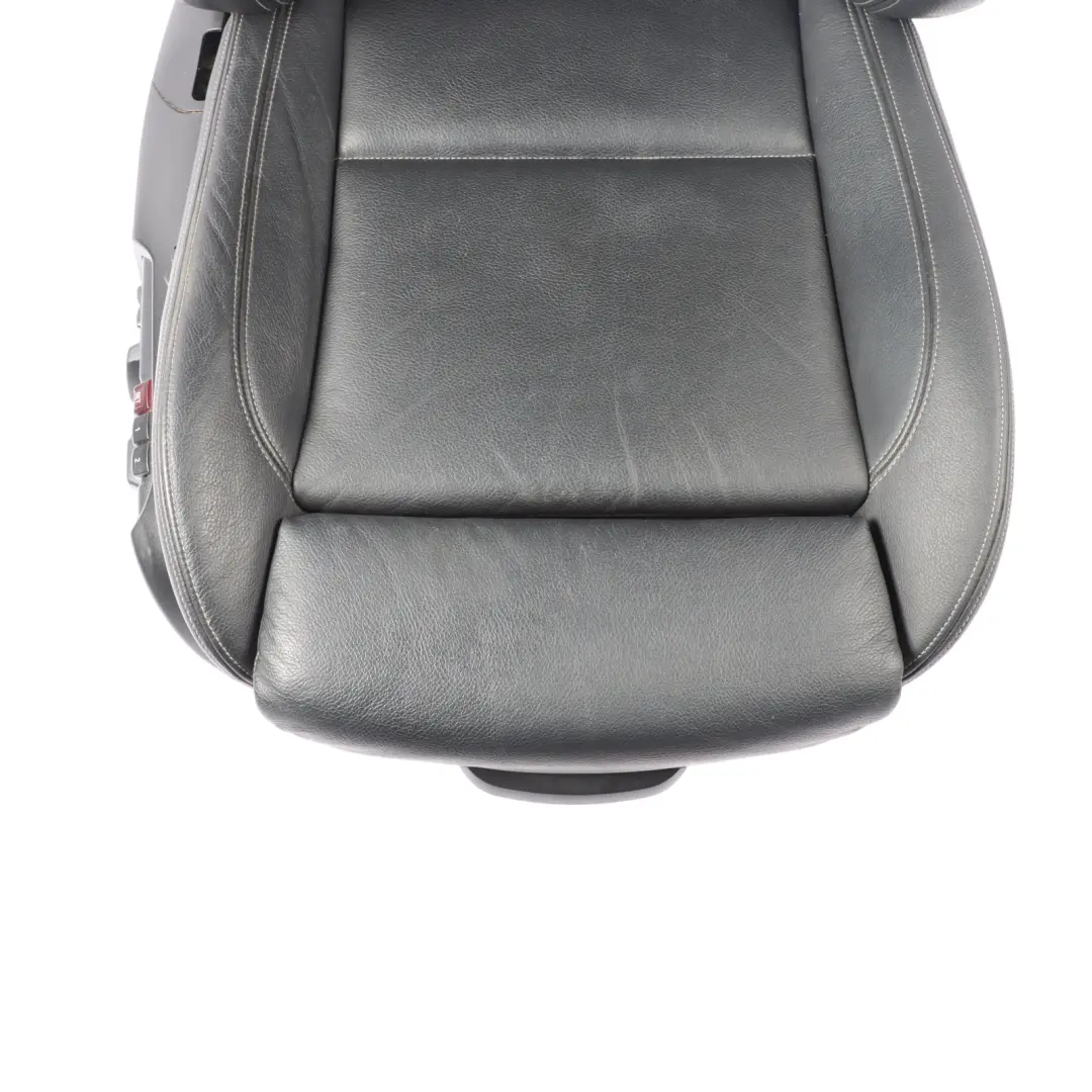 Front Seat BMW X3 F25 X4 F26 M Sport Heated Right O/S Leather Nevada Black 