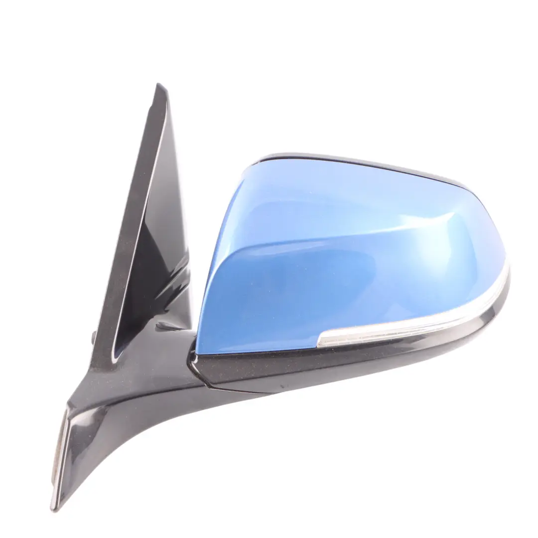 BMW 1 2 F21 F22 Auto Dip High Gloss Left Wing Mirror N/S Estorilblau B45 Blue