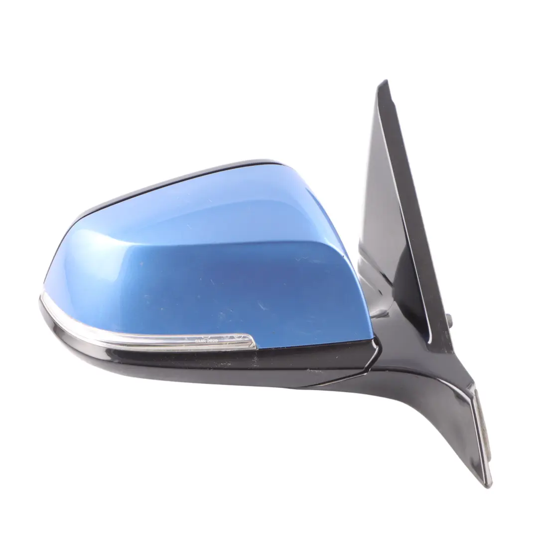 BMW 1 2 F21 F22 Auto Dip High Gloss Right Wing Mirror O/S Estorilblau B45 Blue