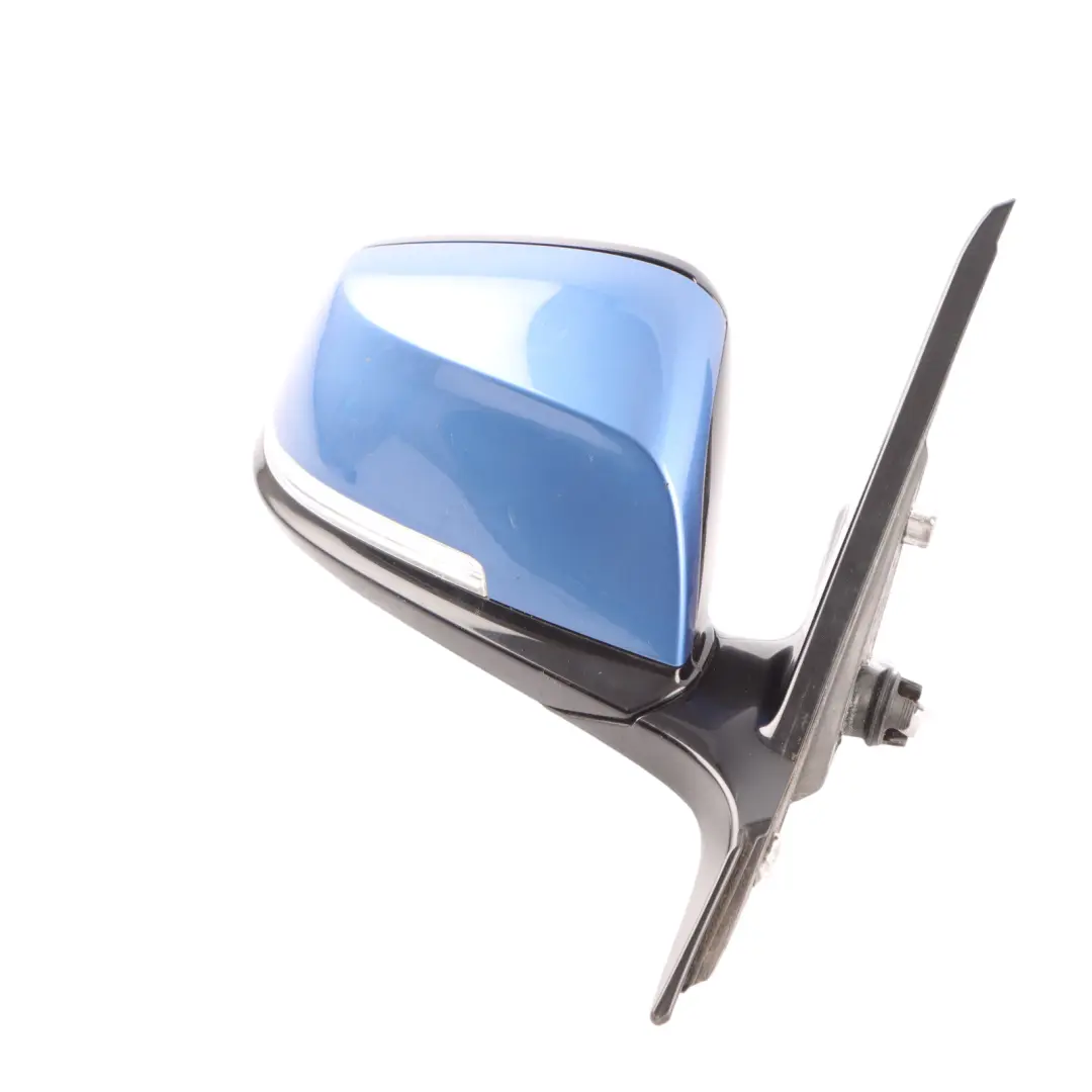 BMW 1 2 F21 F22 Auto Dip High Gloss Right Wing Mirror O/S Estorilblau B45 Blue