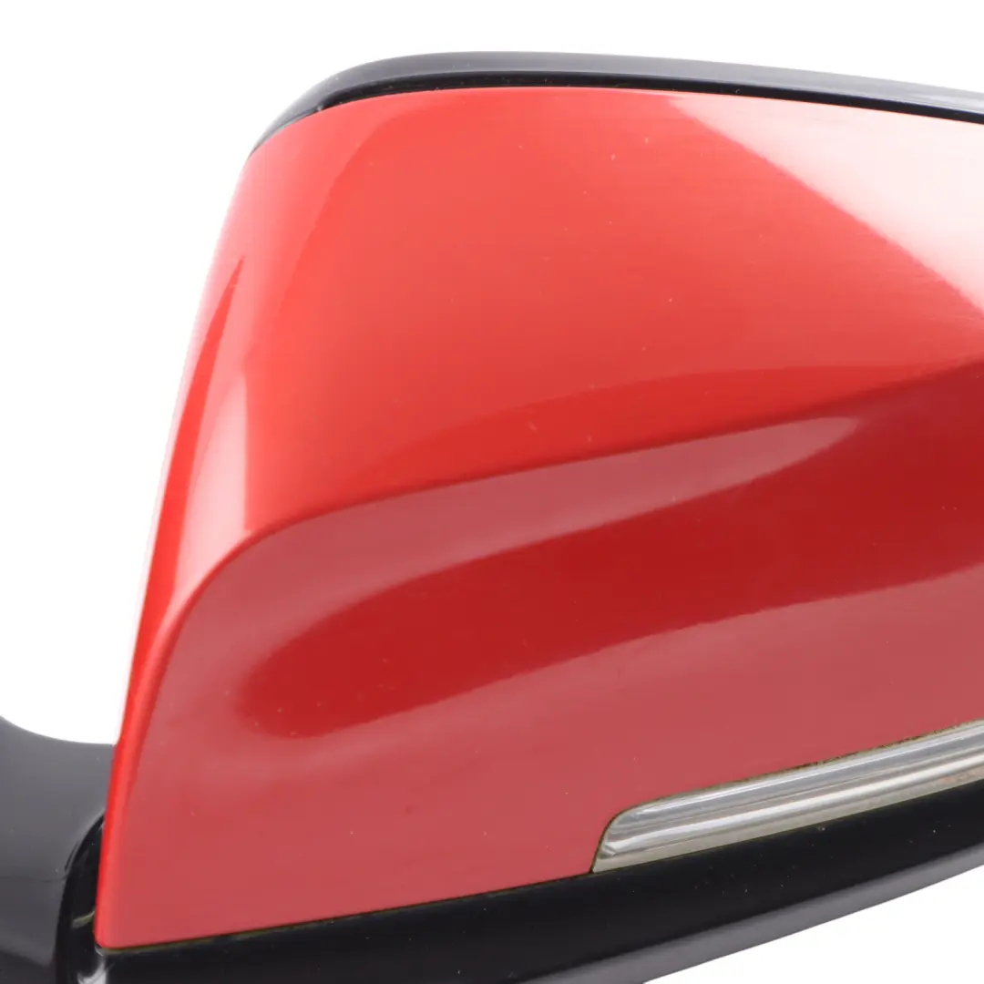 BMW F30 F31 Wing Mirror Heated Left N/S Shadow Line 6-Pin Melbourne Red - A75