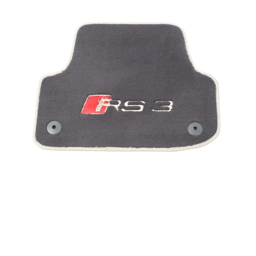 Audi RS3 8V Sportback Carpet Floor Mats Liners Set Soul Black 