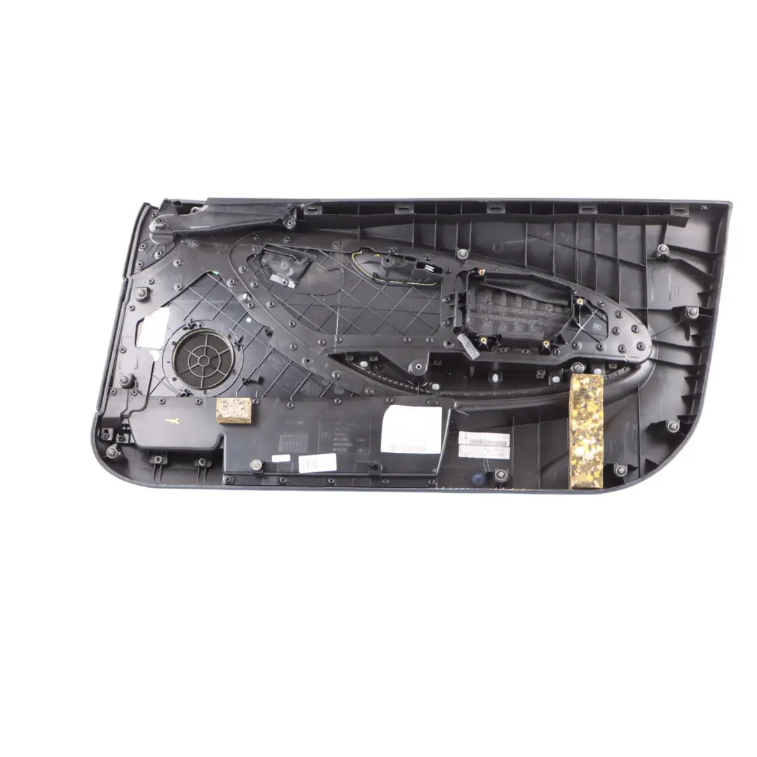 BMW 6 E63 E64 Front Left N/S Door Card Trim Panel Black Leather Dakota